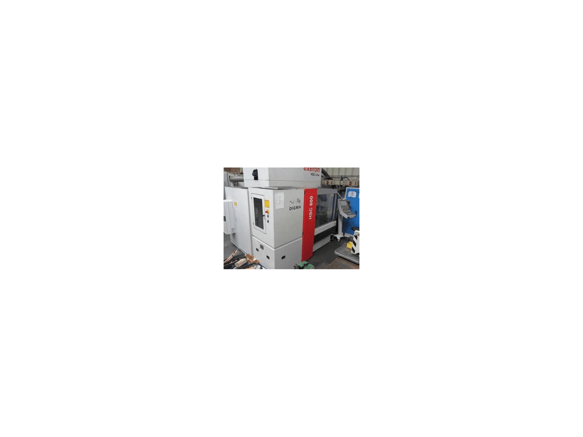 A Exeron HSC 800 gép elölnézete
