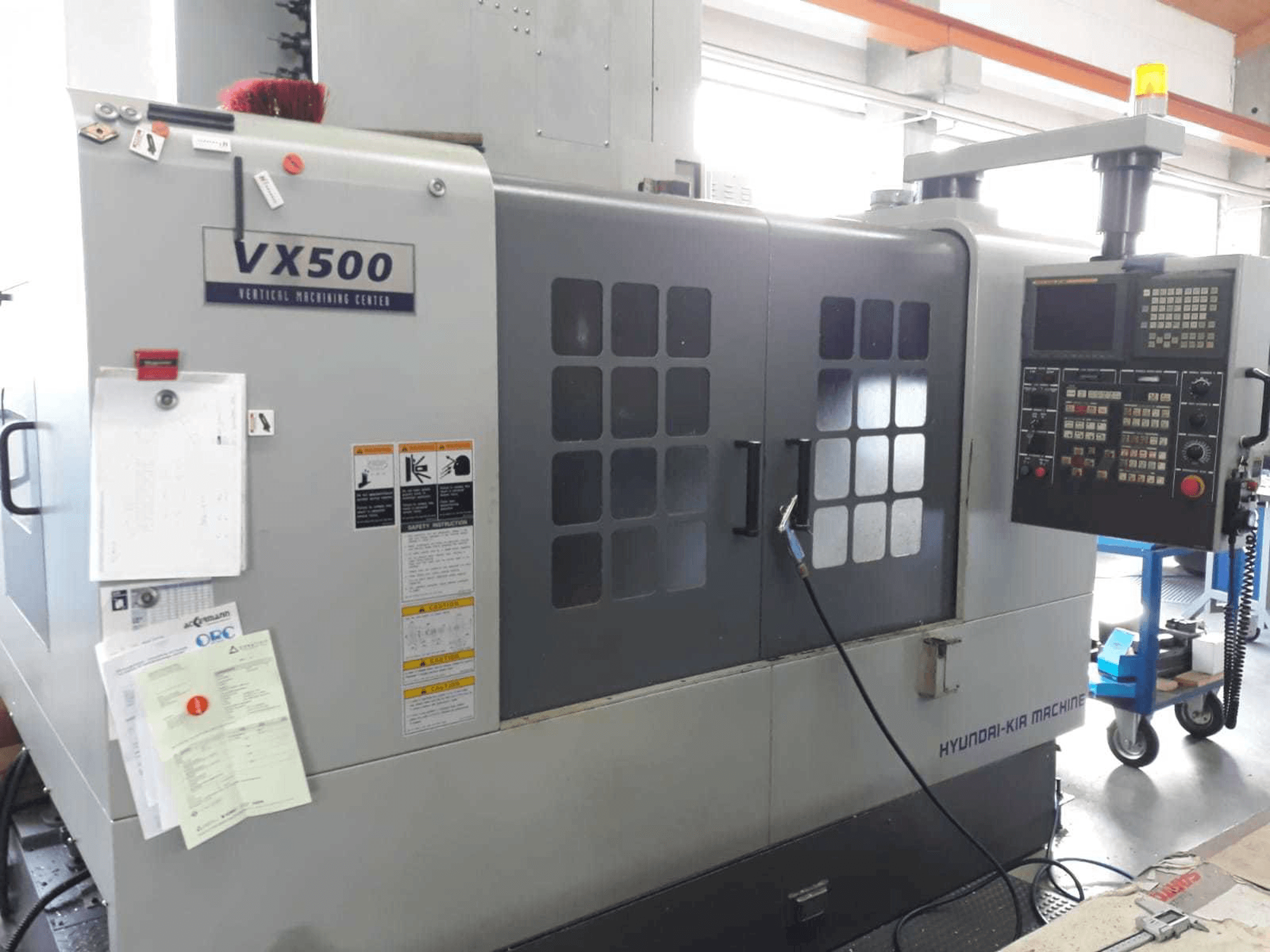 A Hyundai Kia VX500 gép elölnézete