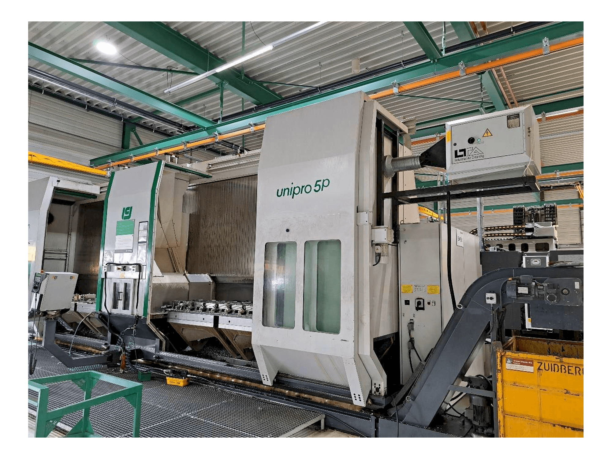 A Unisign Unipro 5P gép elölnézete