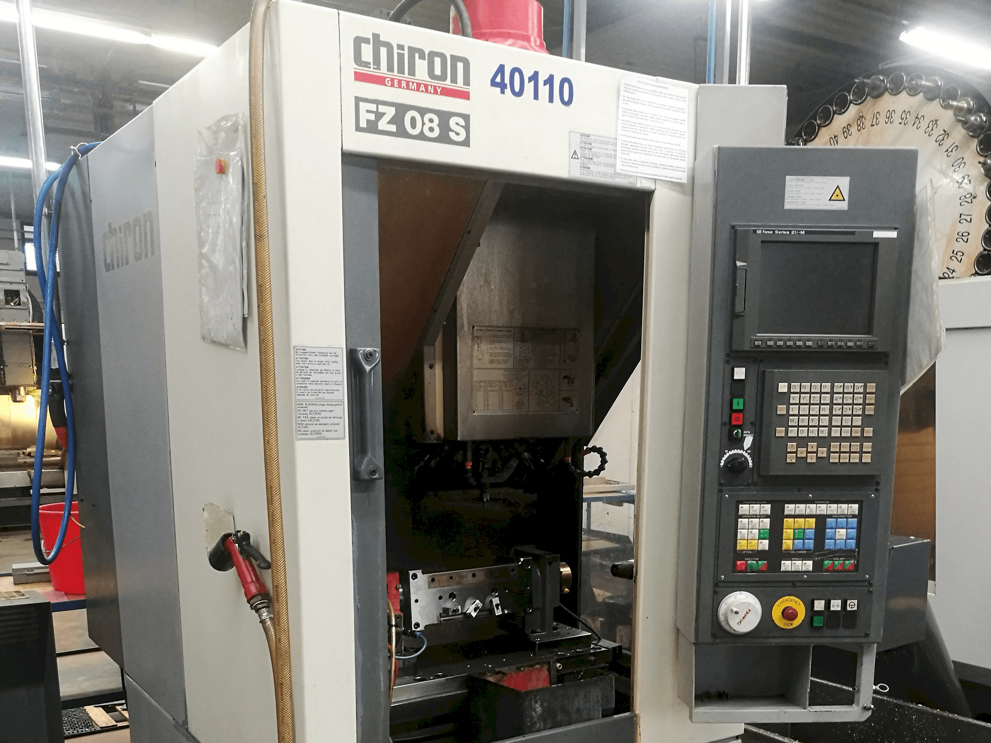 A CHIRON FZ08S gép elölnézete