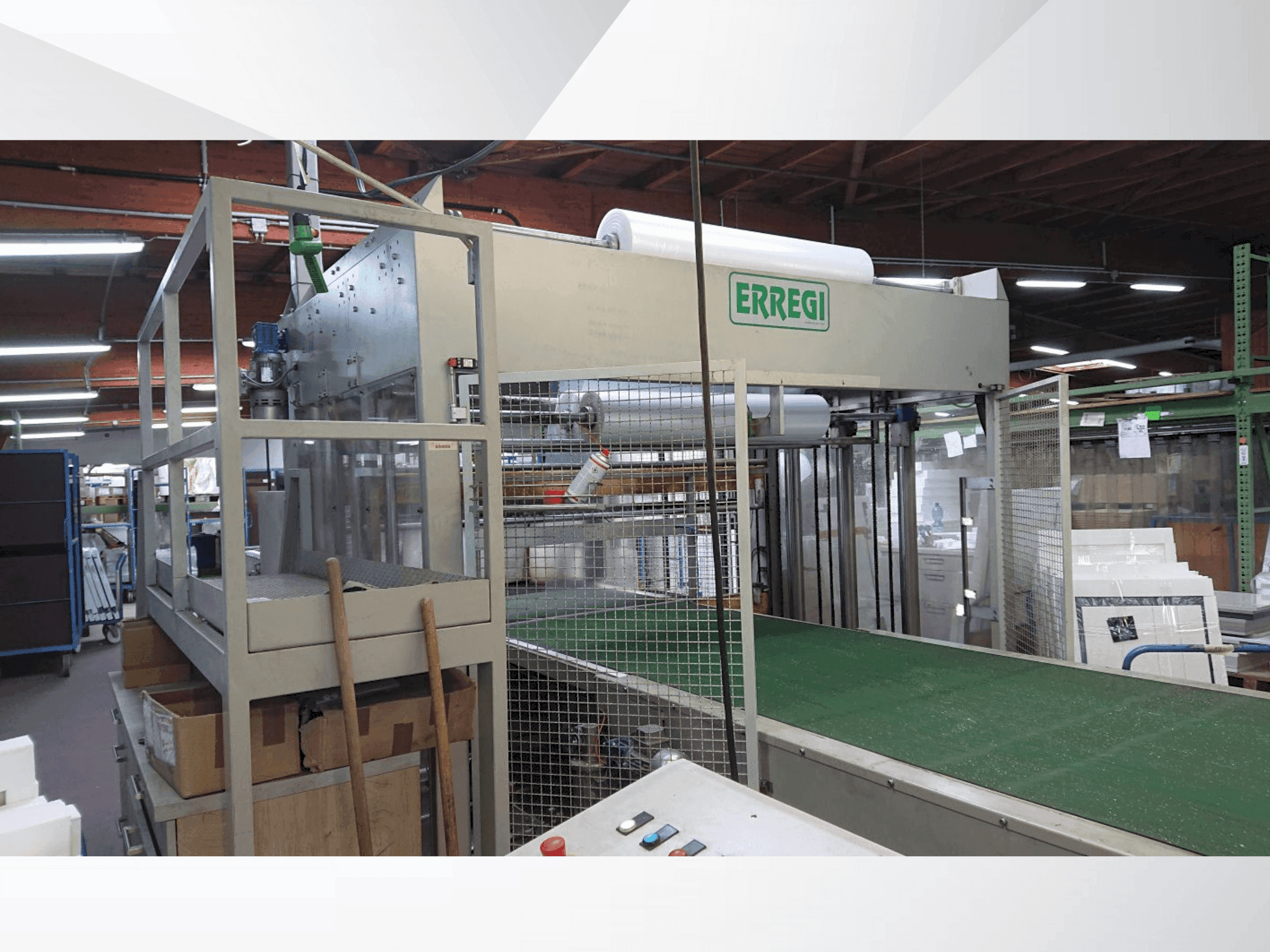 A ERREGI LINE ERREGI gép elölnézete