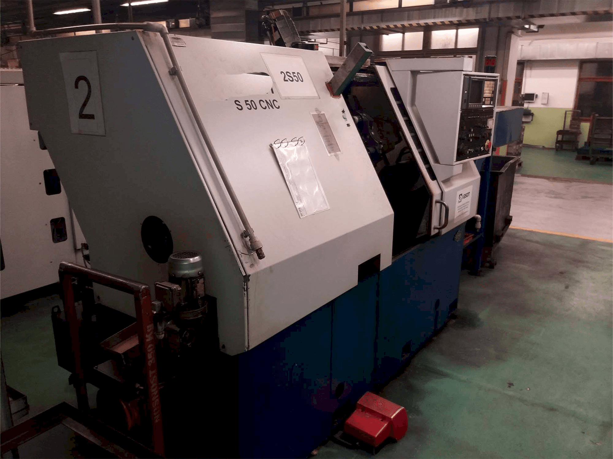 A ZPS S-50 CNC gép elölnézete