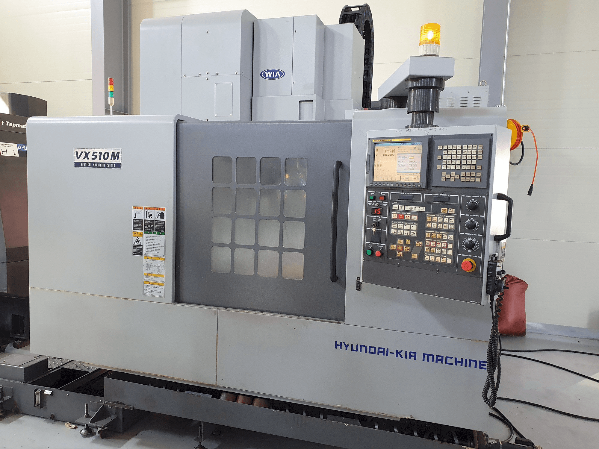 A Hyundai Kia VX510M gép elölnézete