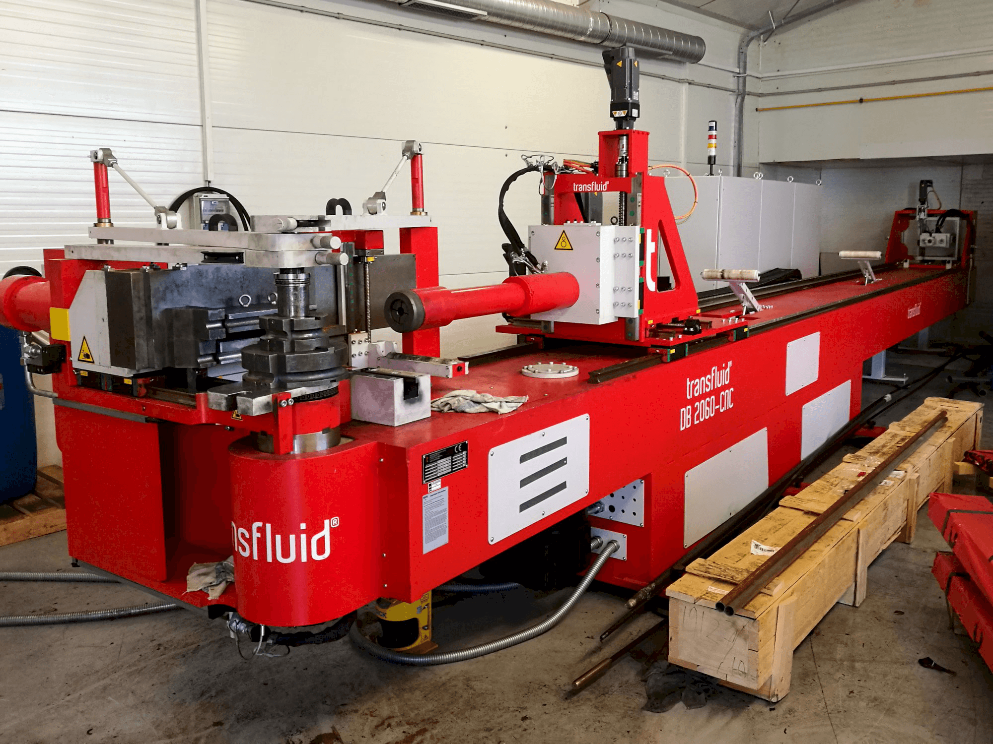 A Transfluid DB 2060 gép jobb nézete