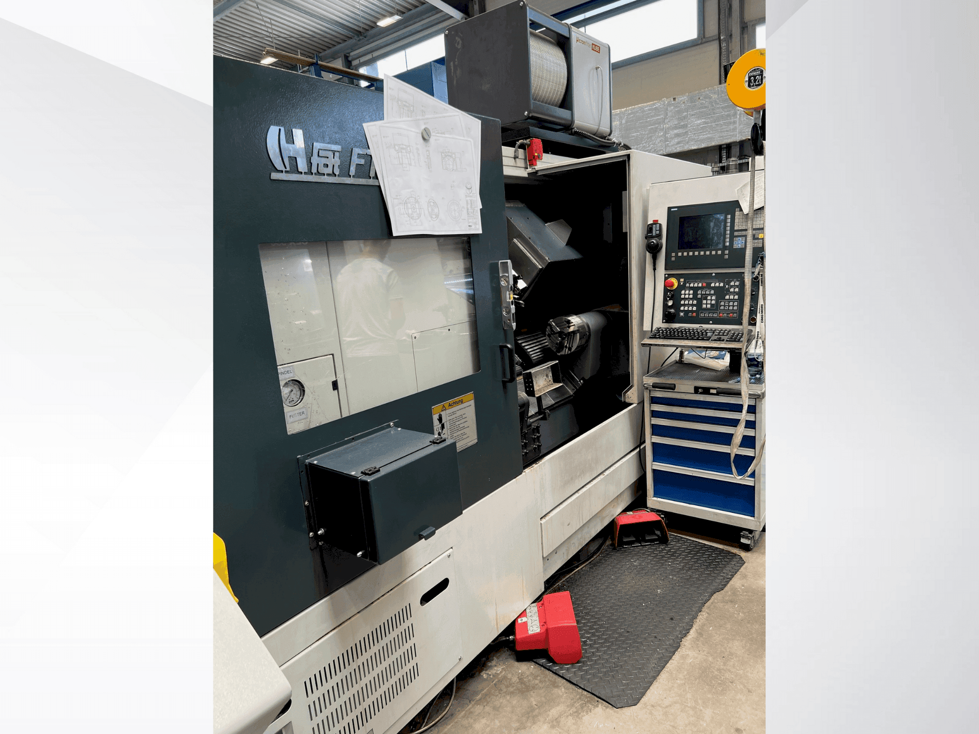 A FAT FTM 165 gép elölnézete