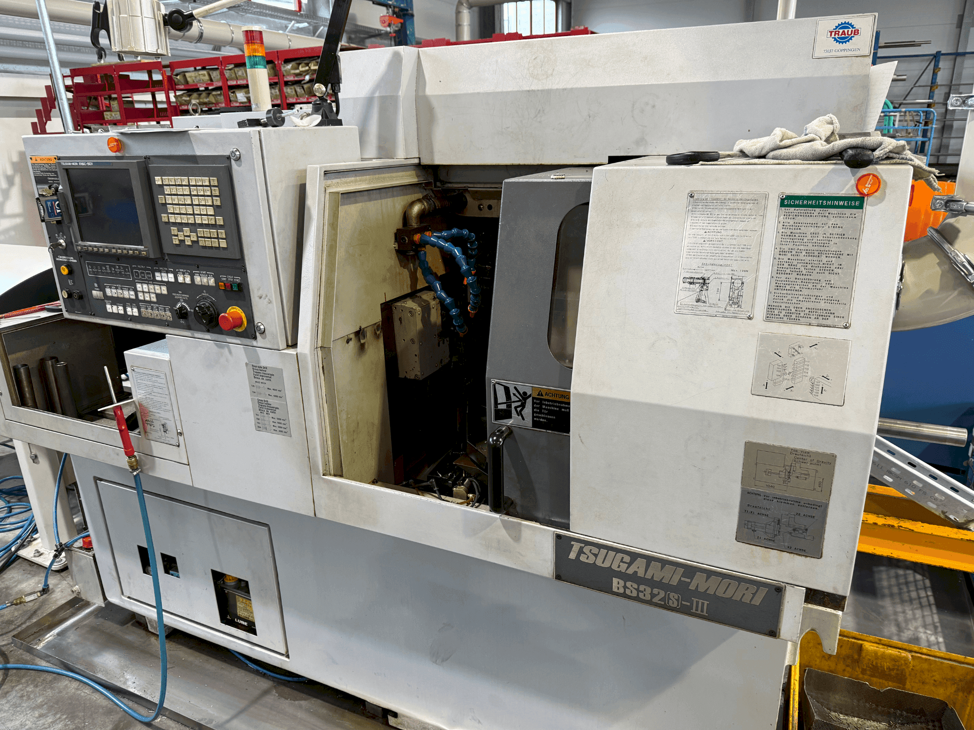 A TSUGAMI Mori B32(S)-III gép elölnézete