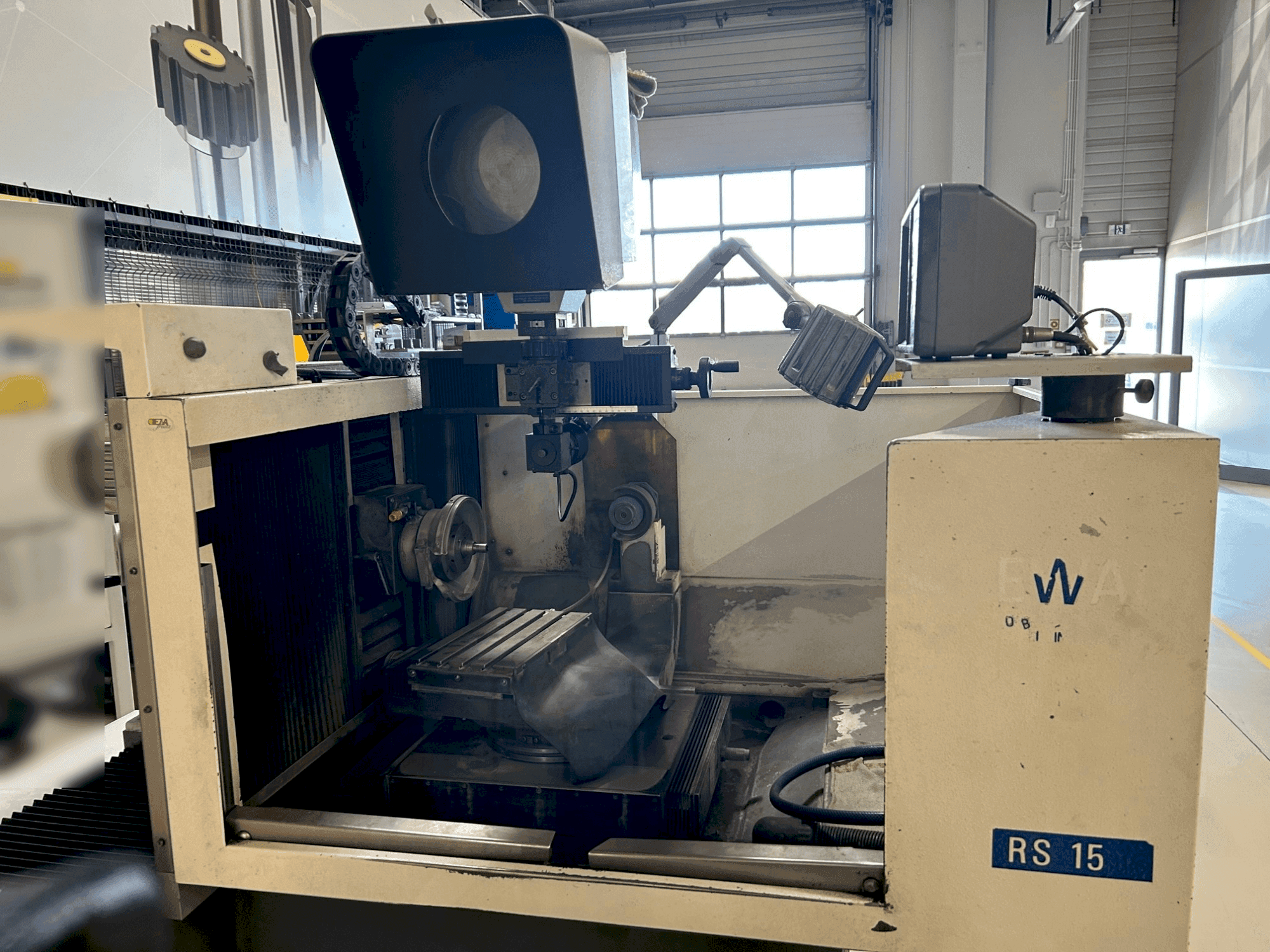 A EWAG RS 15 gép elölnézete