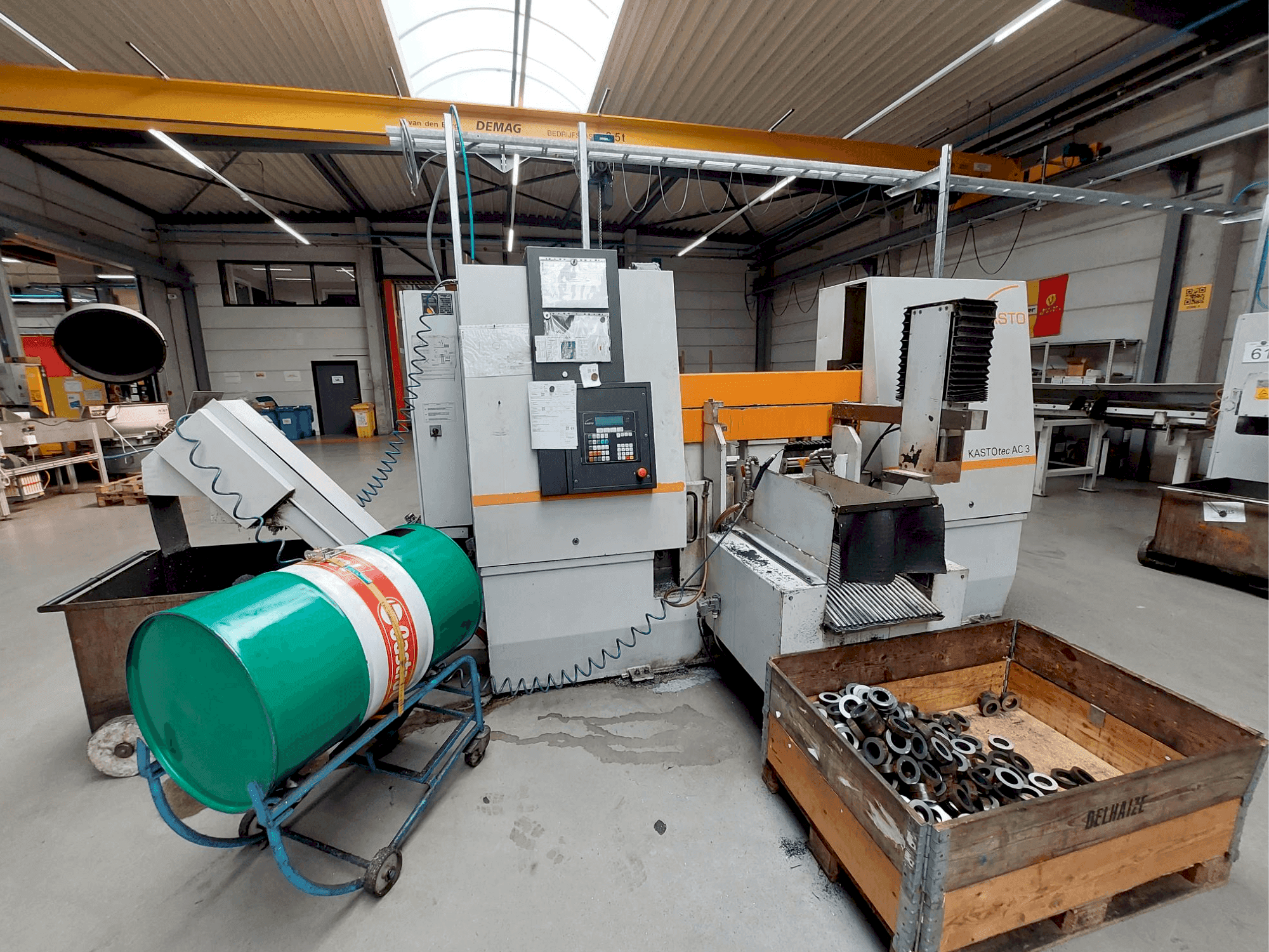 A KASTO tec A3 gép elölnézete