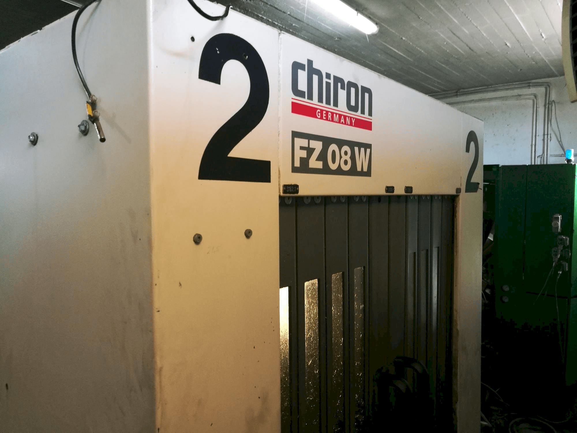 A CHIRON FZ 08 W gép elölnézete