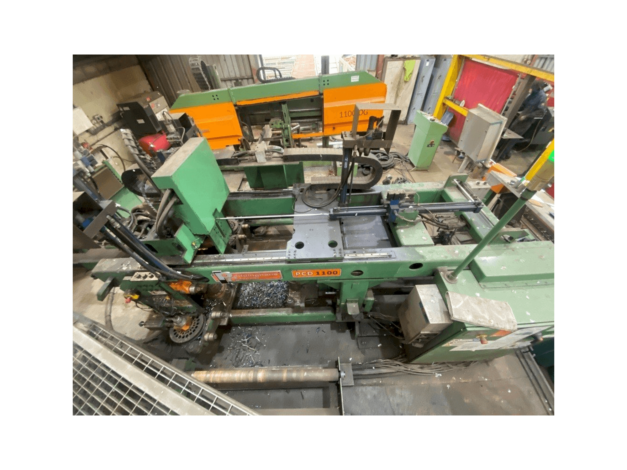 A Peddinghaus PCD 1100 gép elölnézete