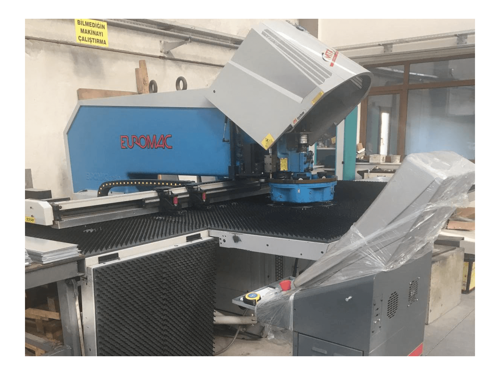 A Euromac MTX Flex 6 gép elölnézete