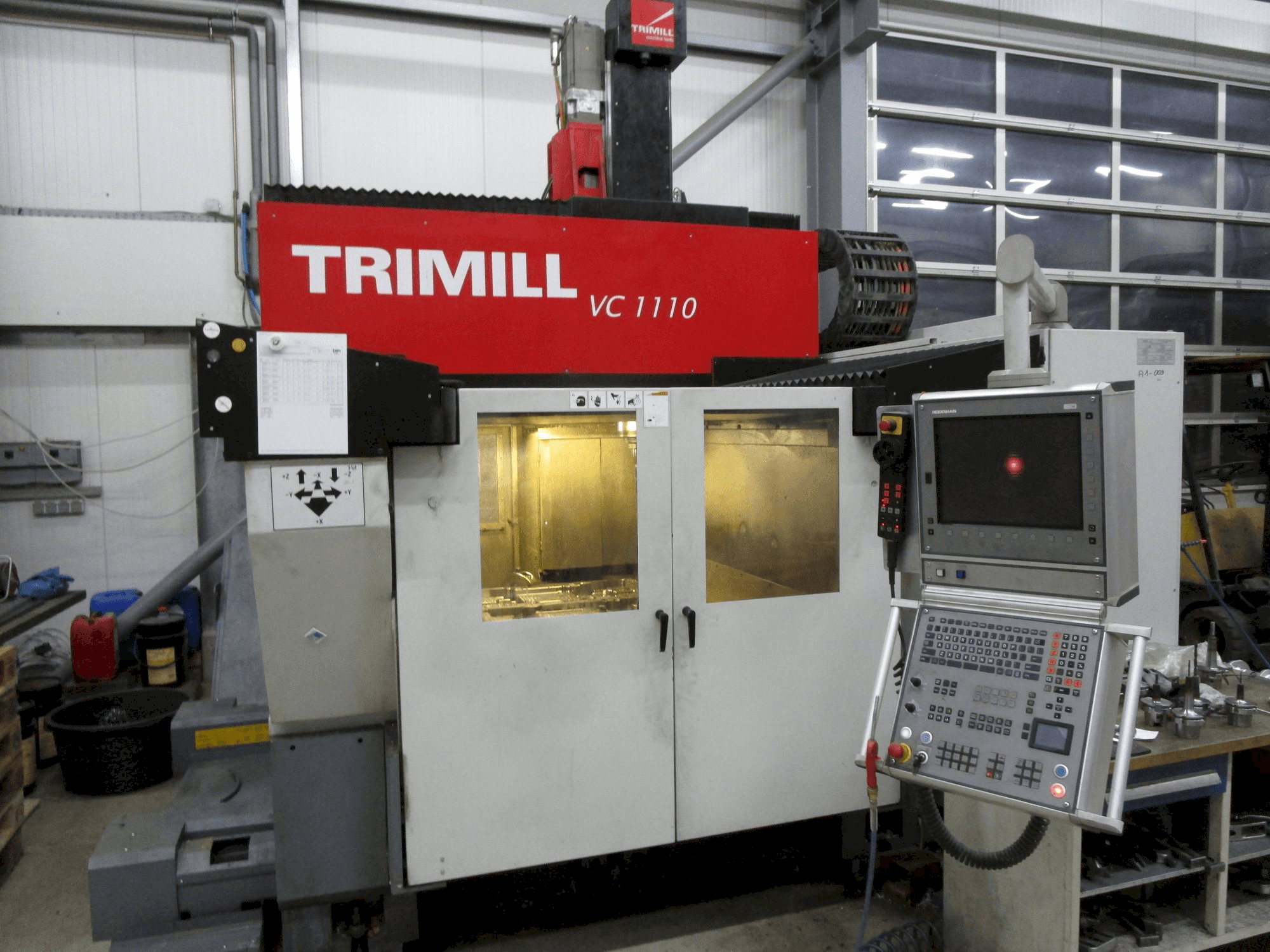 A TRIMILL VC1110 gép elölnézete