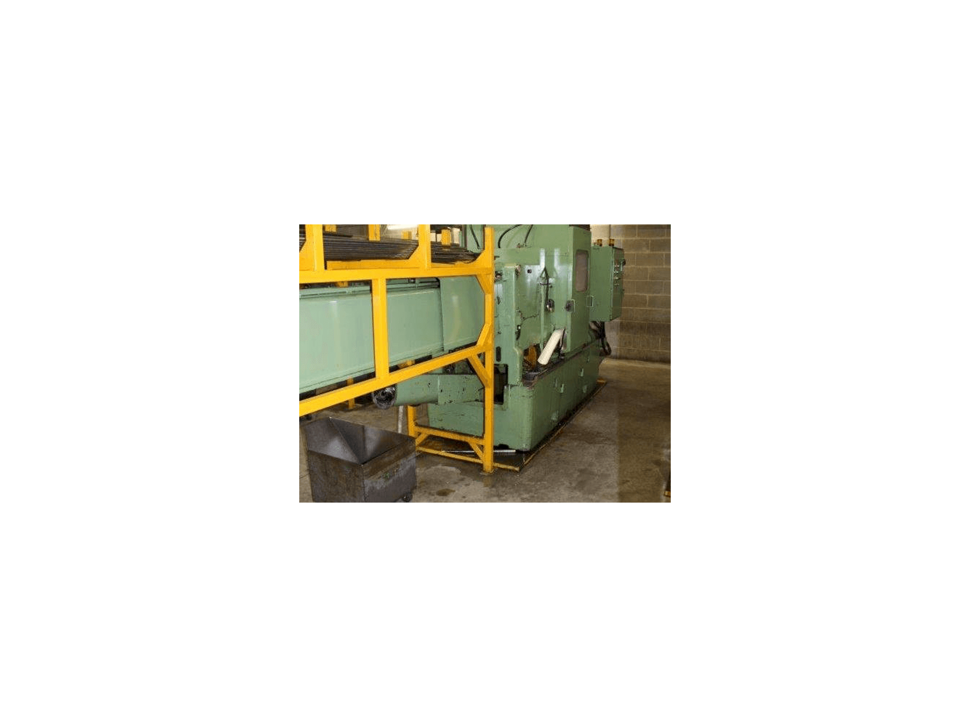 A Wickman 1"-6 gép elölnézete