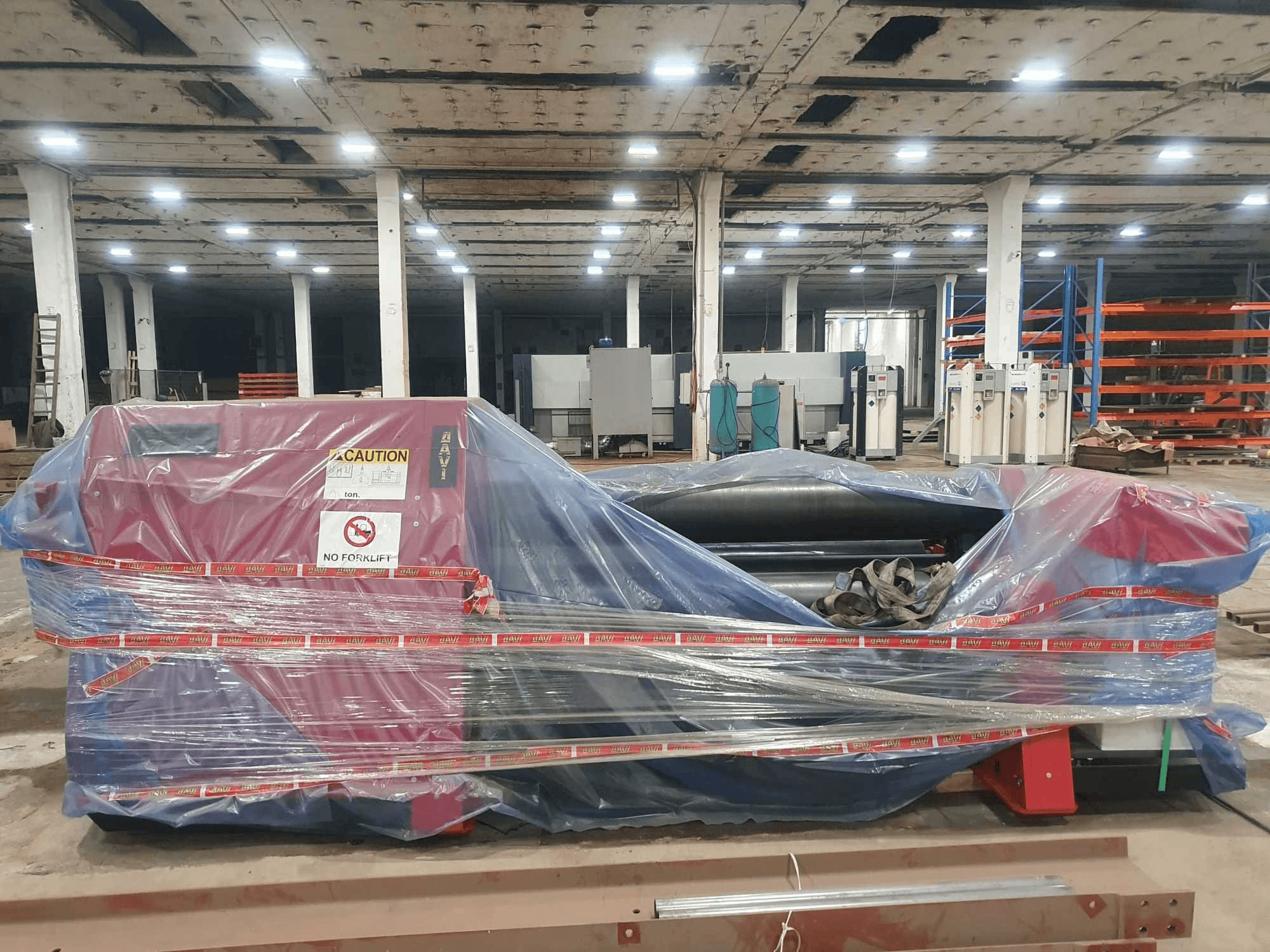 A Davi MCB E20 gép elölnézete