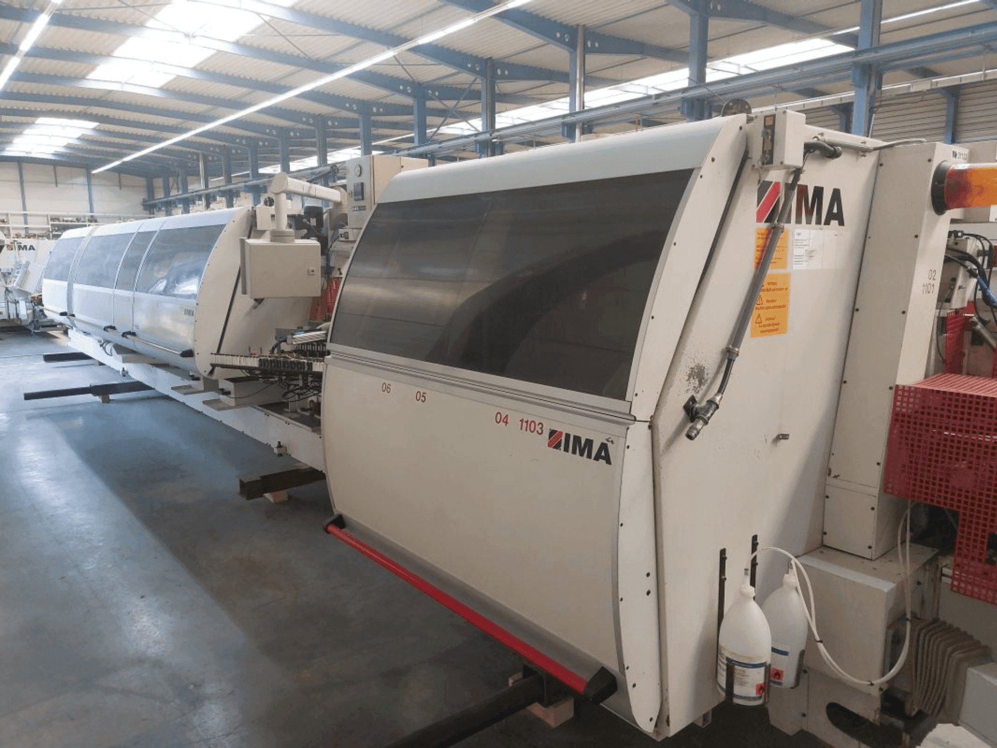 A WEHRMANN COMBIMA gép elölnézete