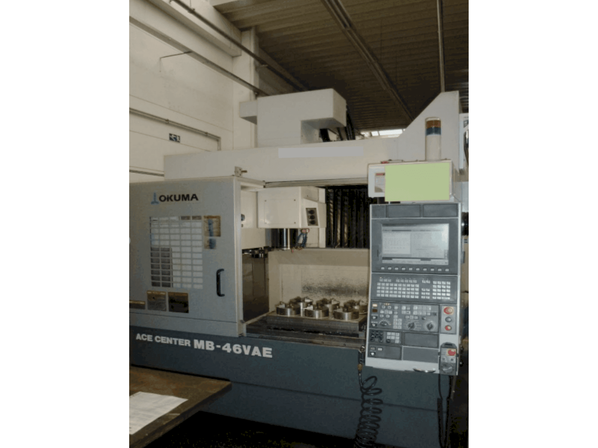 A Okuma MB-46VAE gép elölnézete