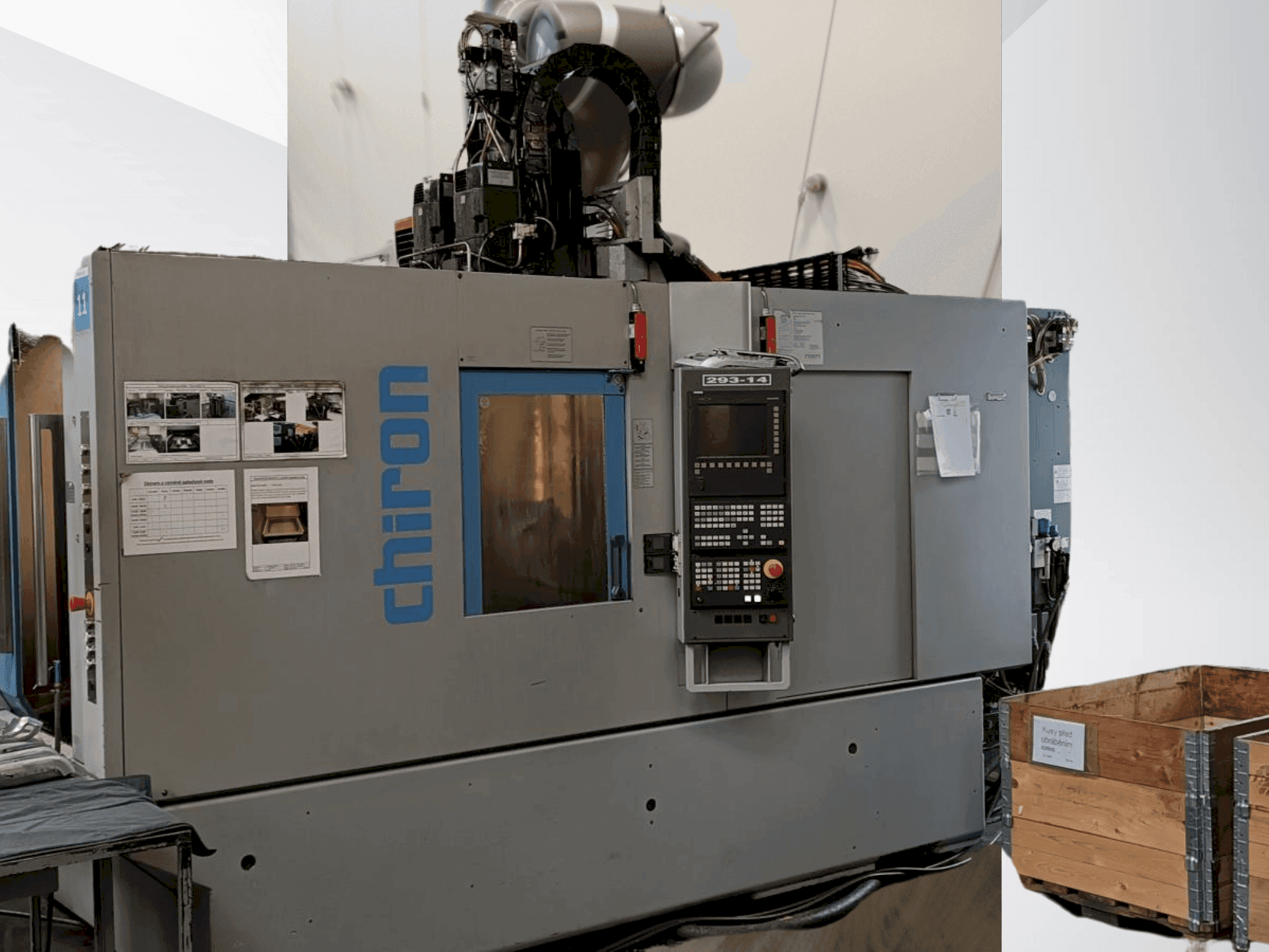 A CHIRON DZ 15K WM gép elölnézete