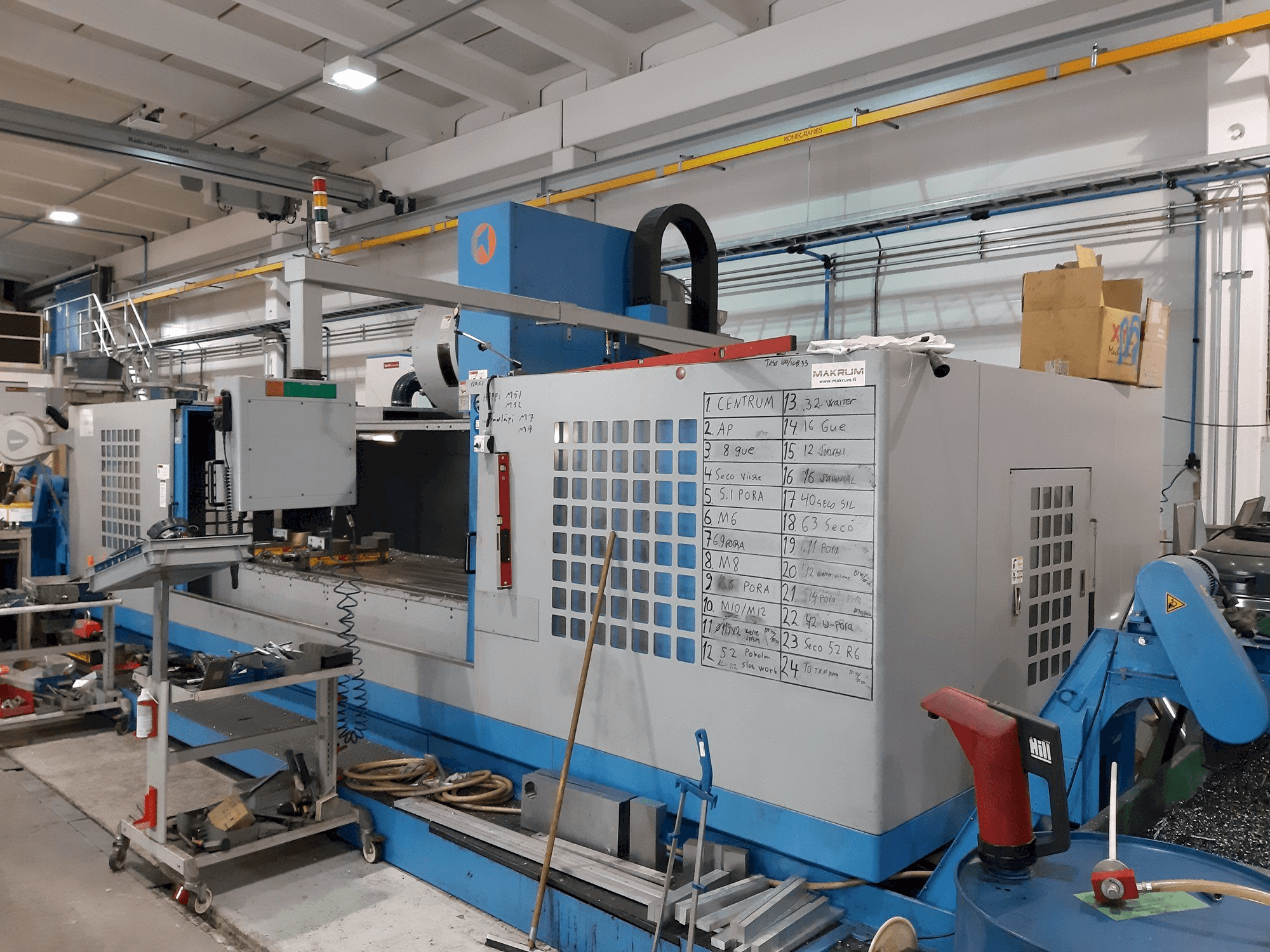 A Takumi V32 gép elölnézete