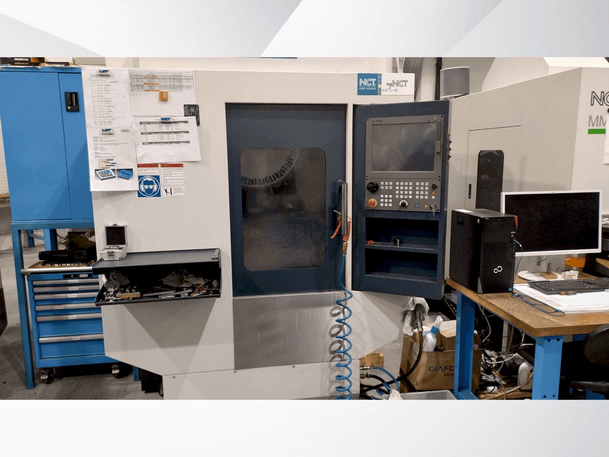 A NCT VD-510S gép elölnézete