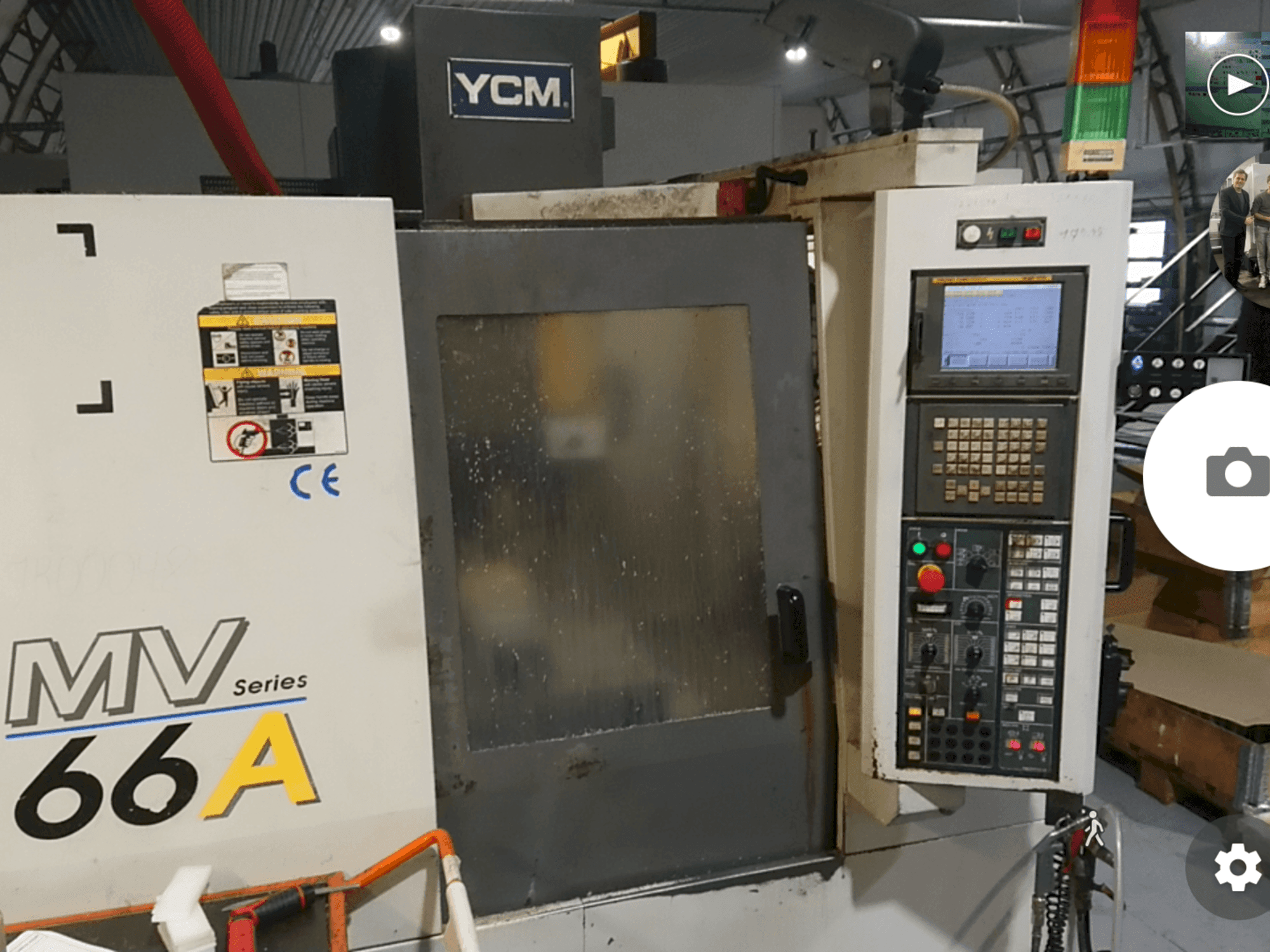 A YCM MV66A gép elölnézete