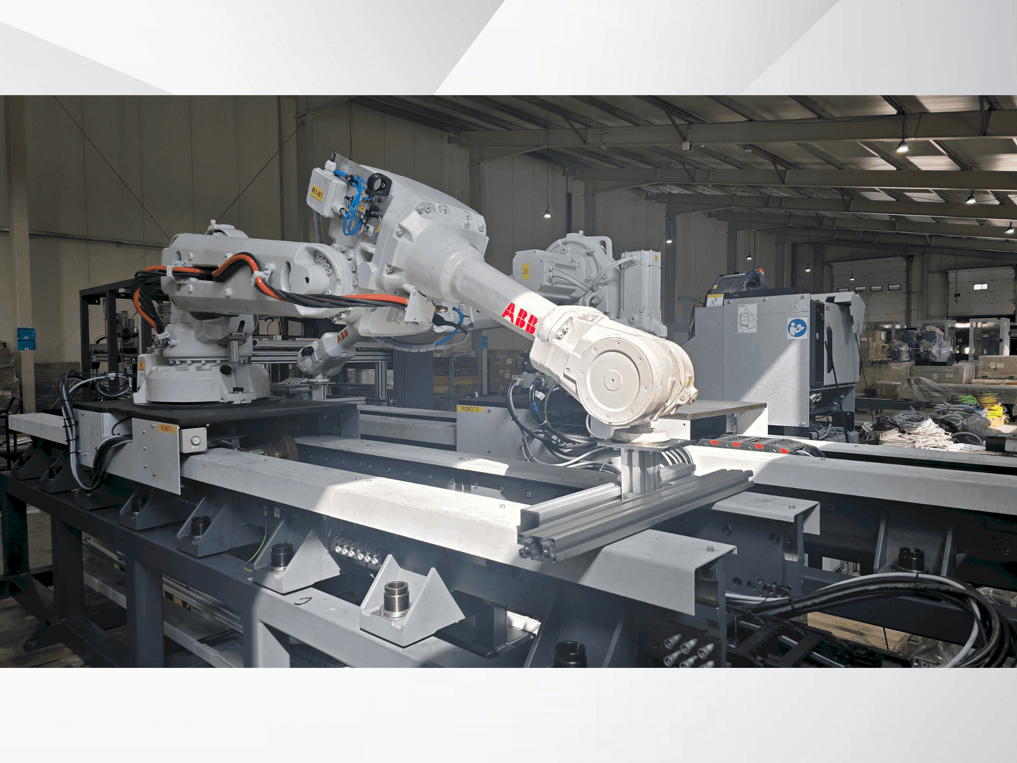 A ABB IRB 4600-60/2.05 gép elölnézete