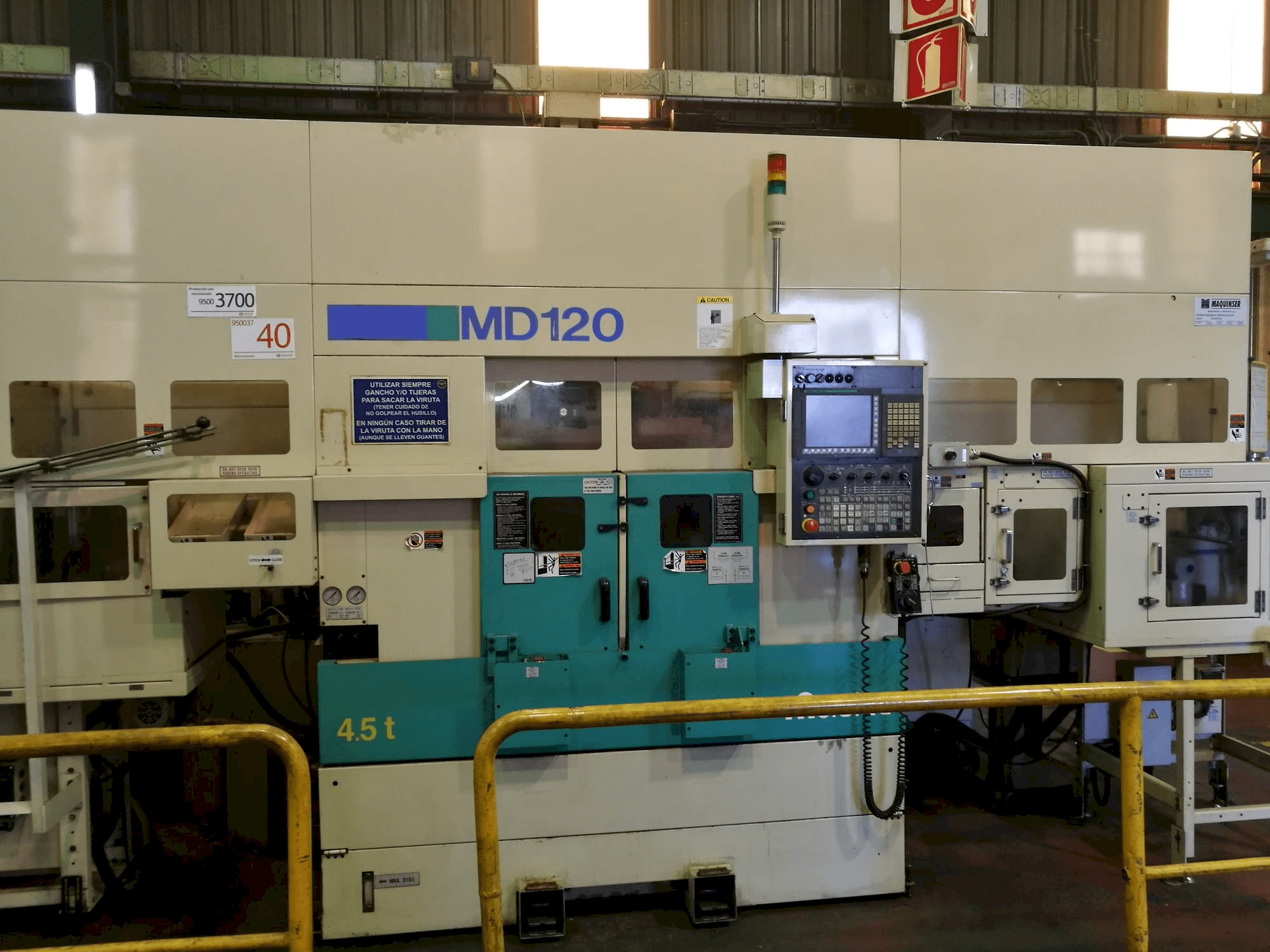 A Muratec MD120 gép elölnézete