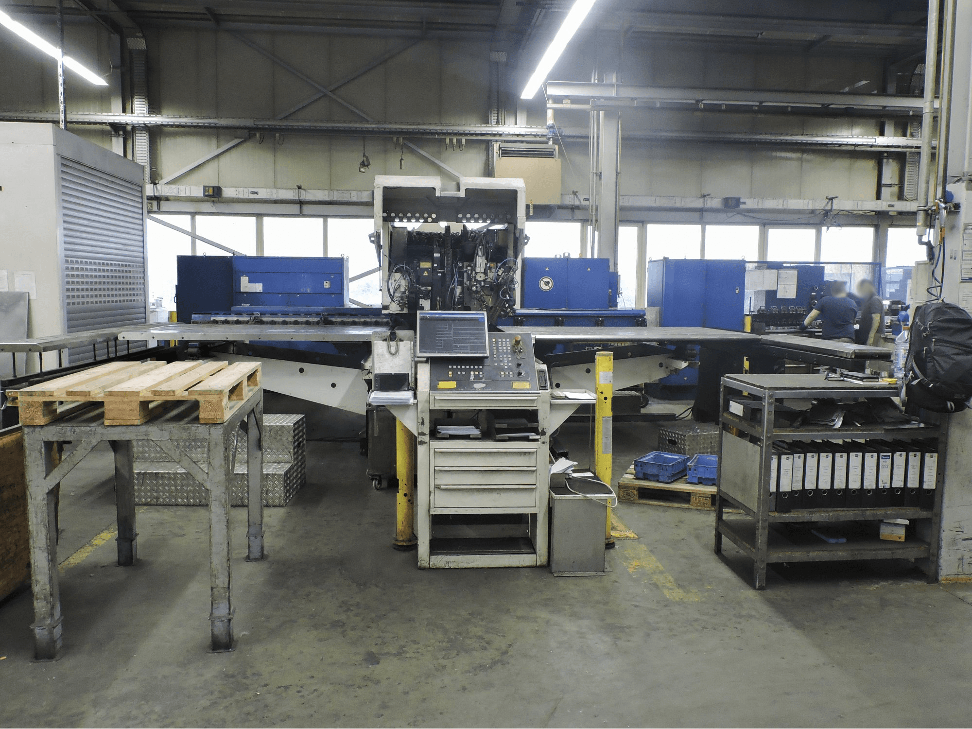 A Trumpf Trumatic 600L gép elölnézete