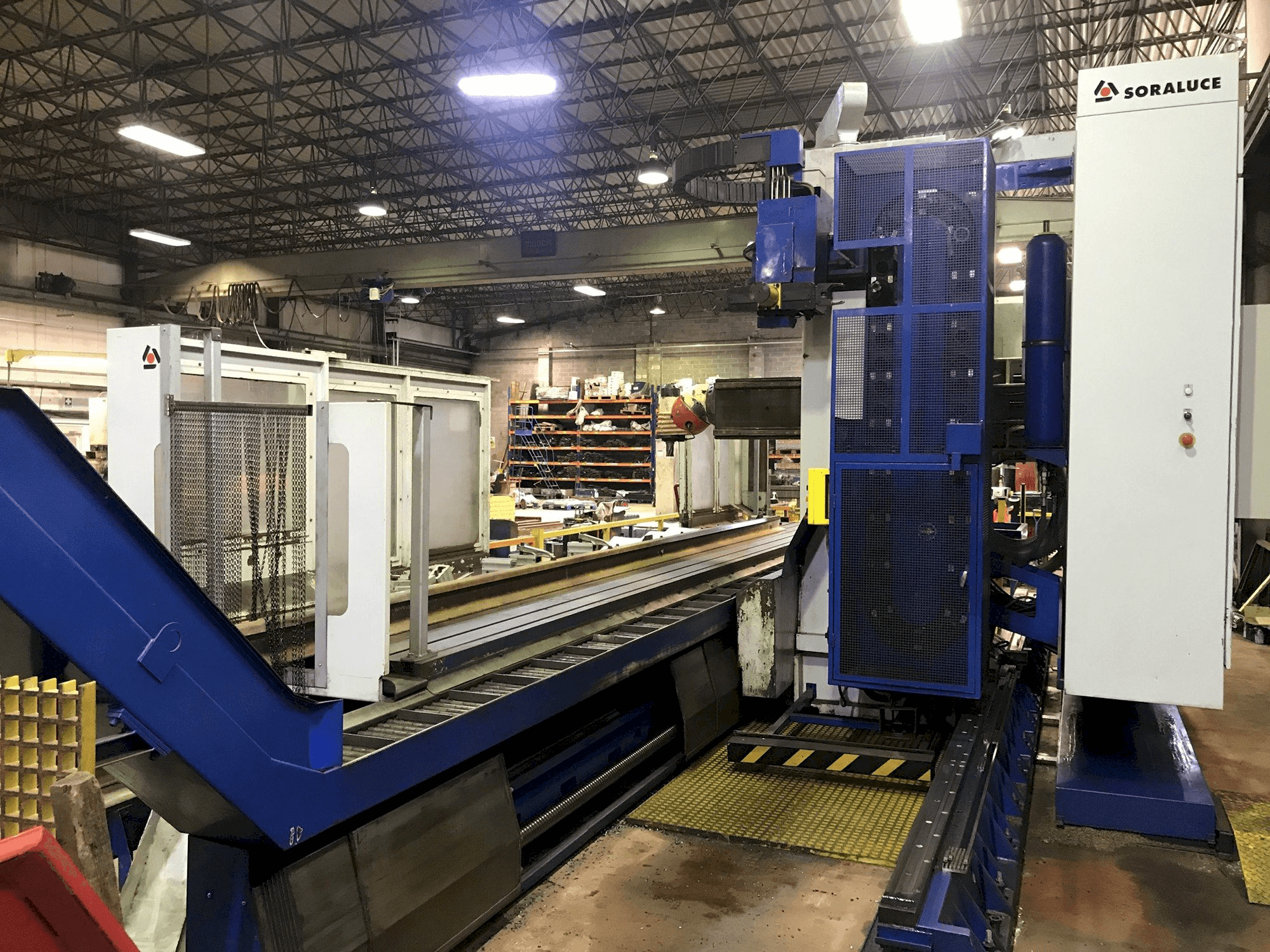 A Soraluce SLP 8000 gép elölnézete