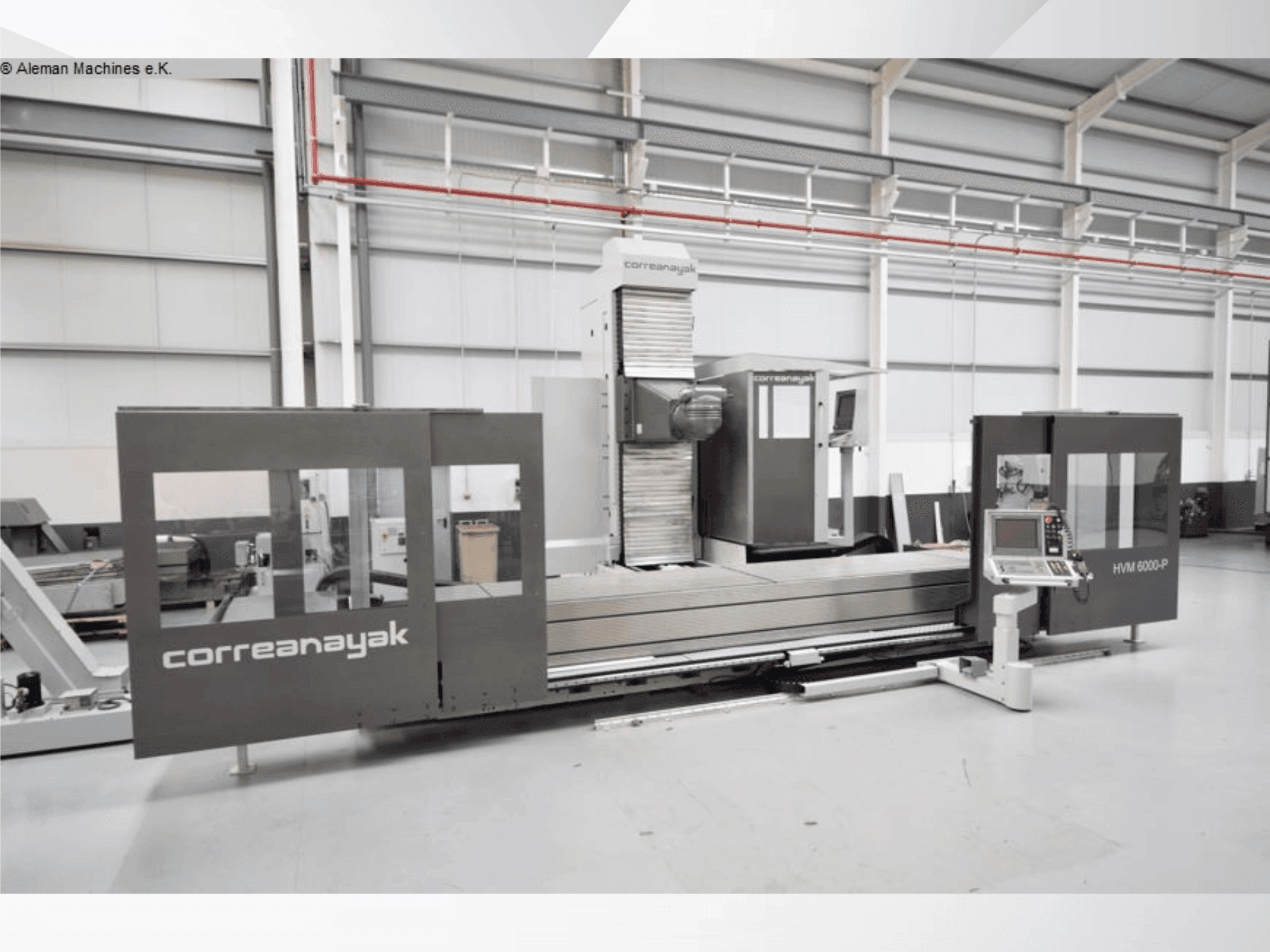 A ANAYAK HVM 6000 gép elölnézete