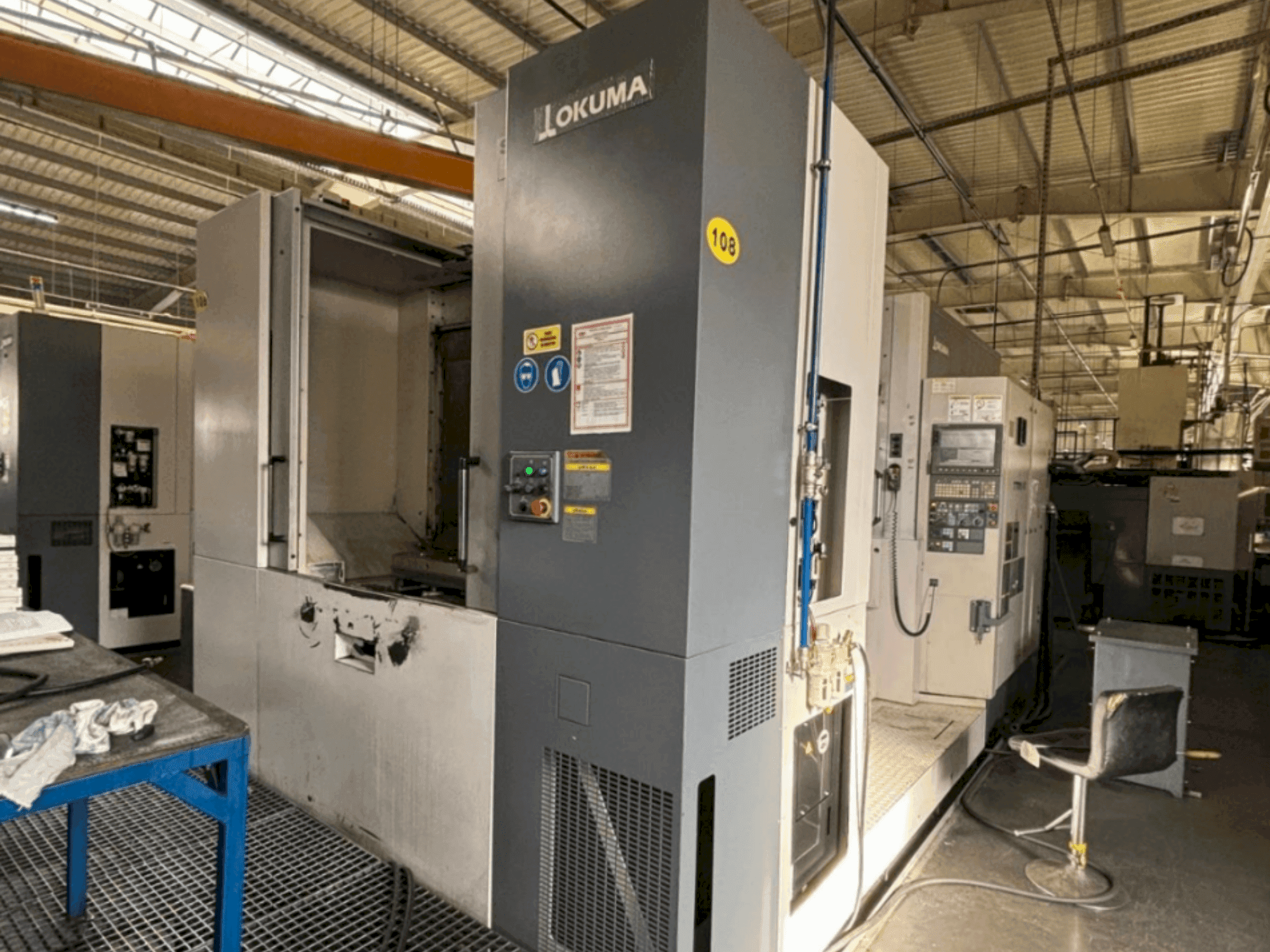 A Okuma MA 600 HB gép elölnézete