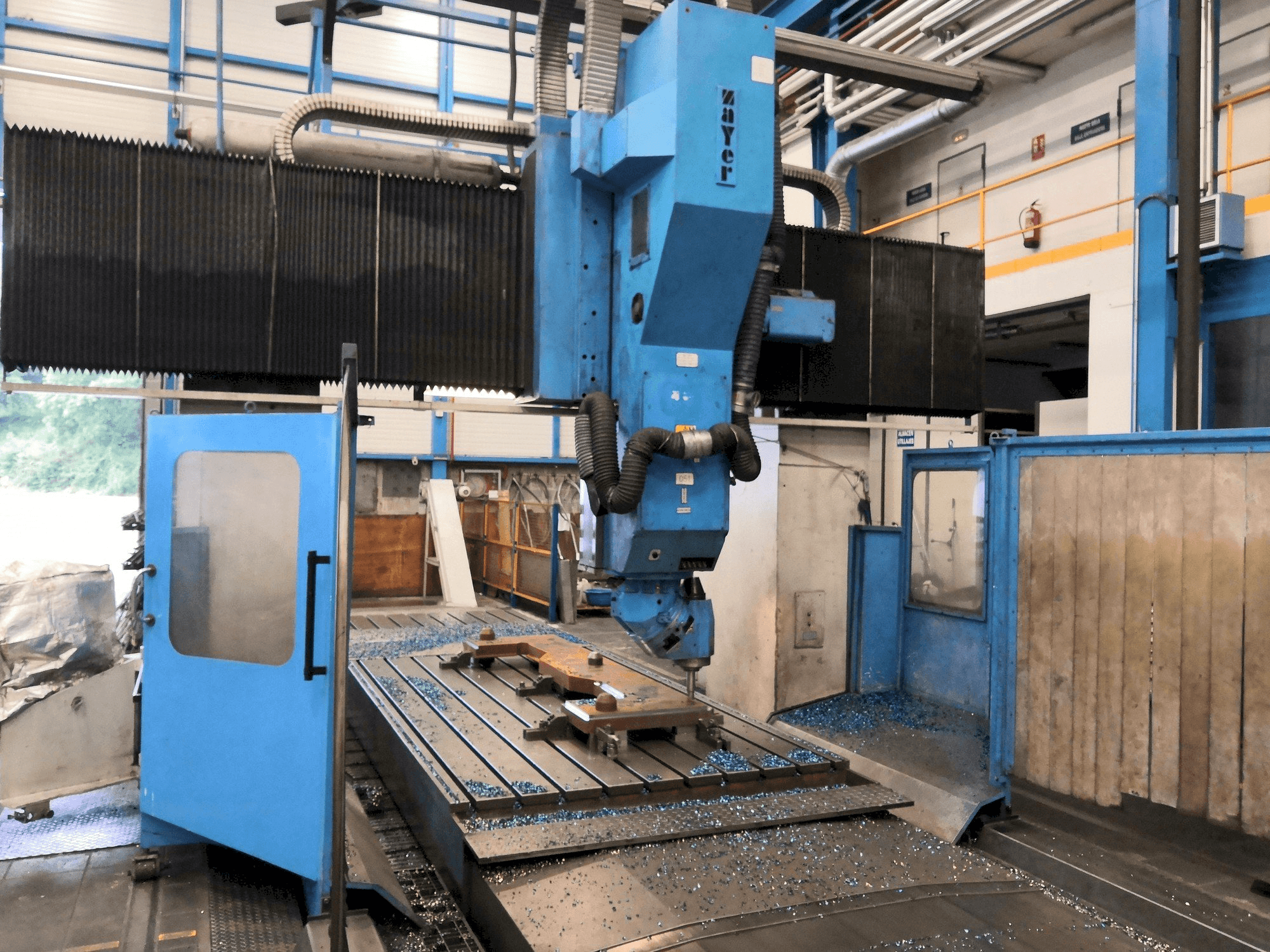 A Zayer KP 6000 AR gép elölnézete