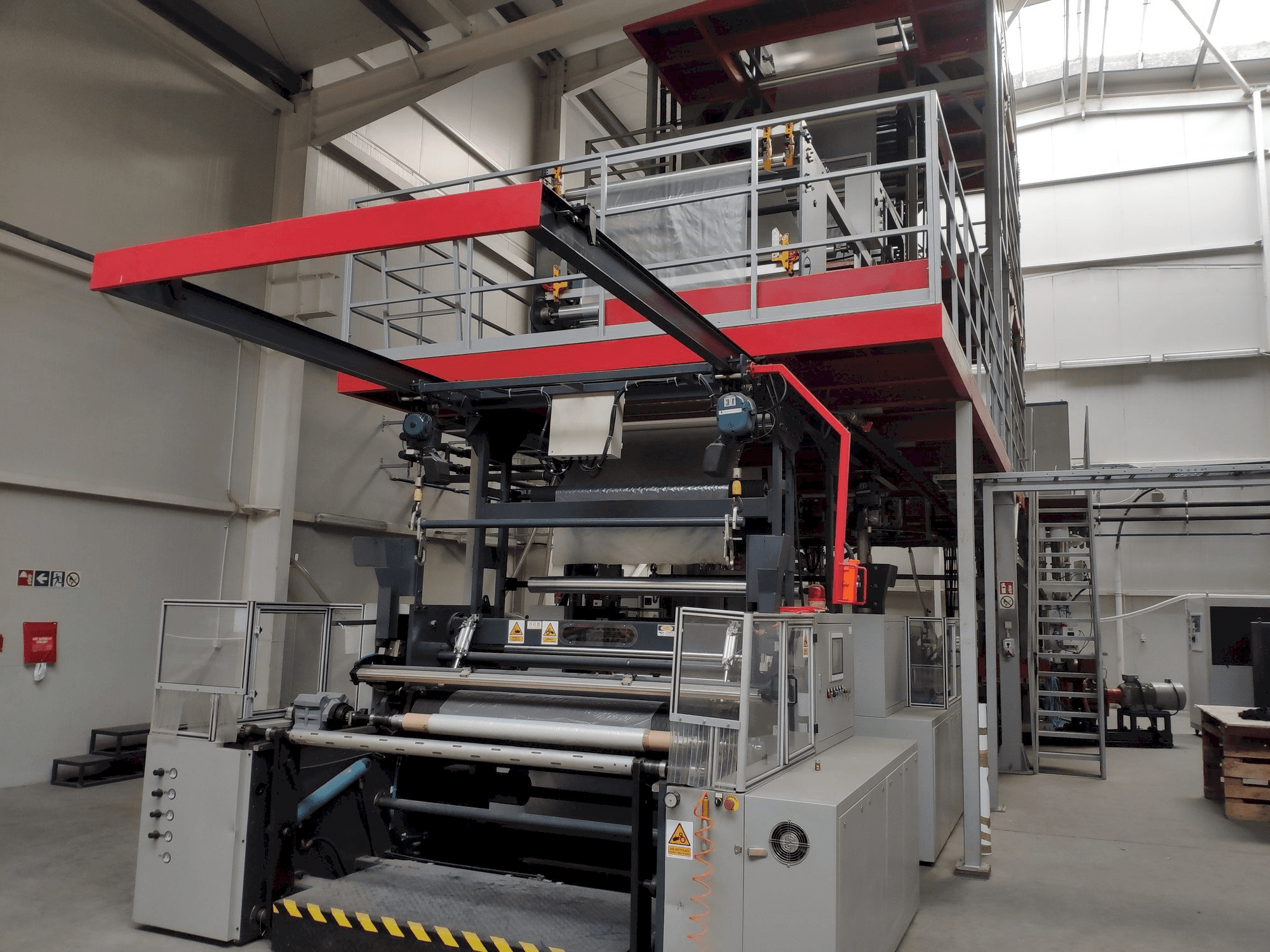 A ROLBATCH 1600 gép elölnézete