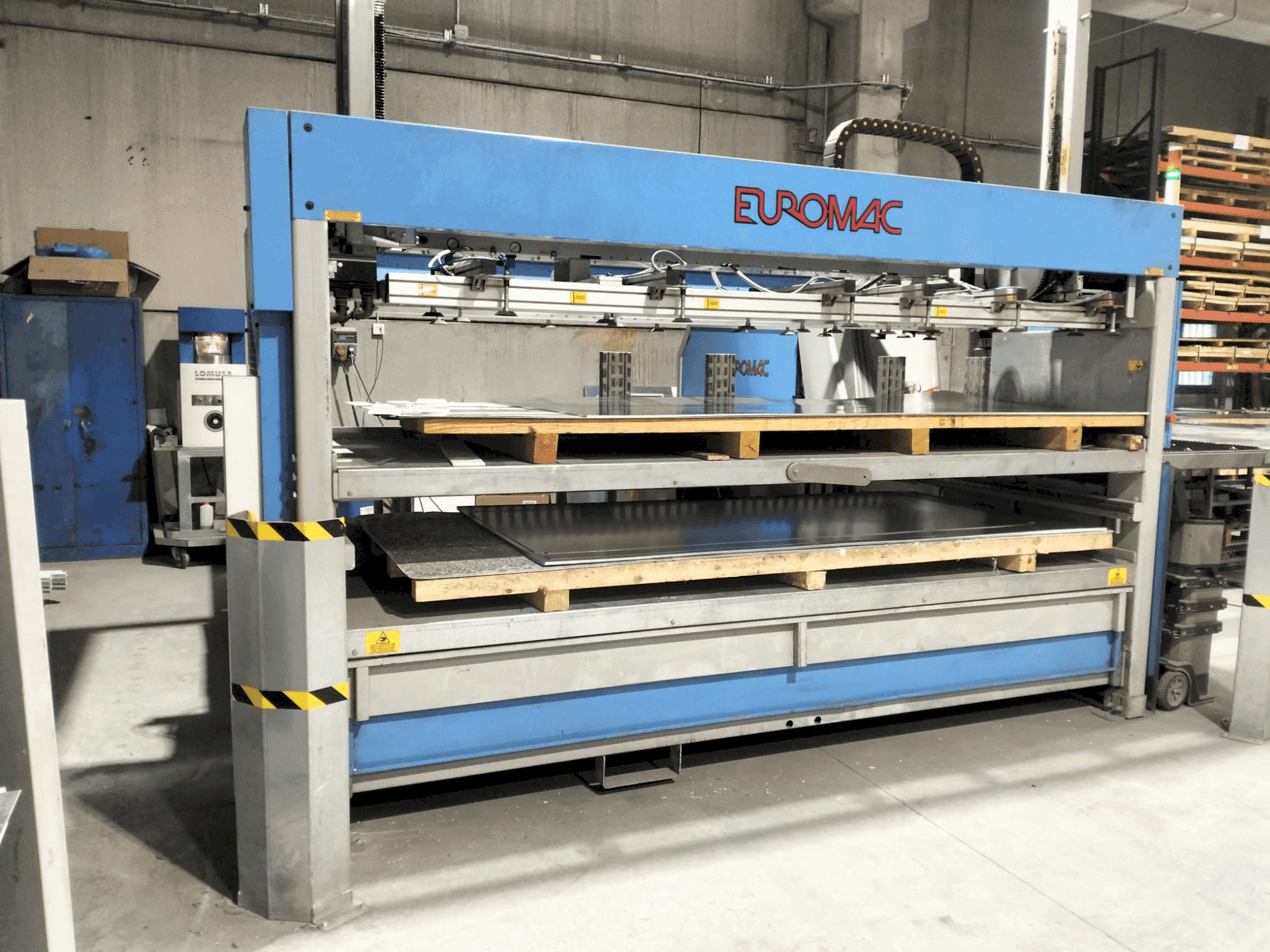 A Euromac MTX FLEX12 gép elölnézete