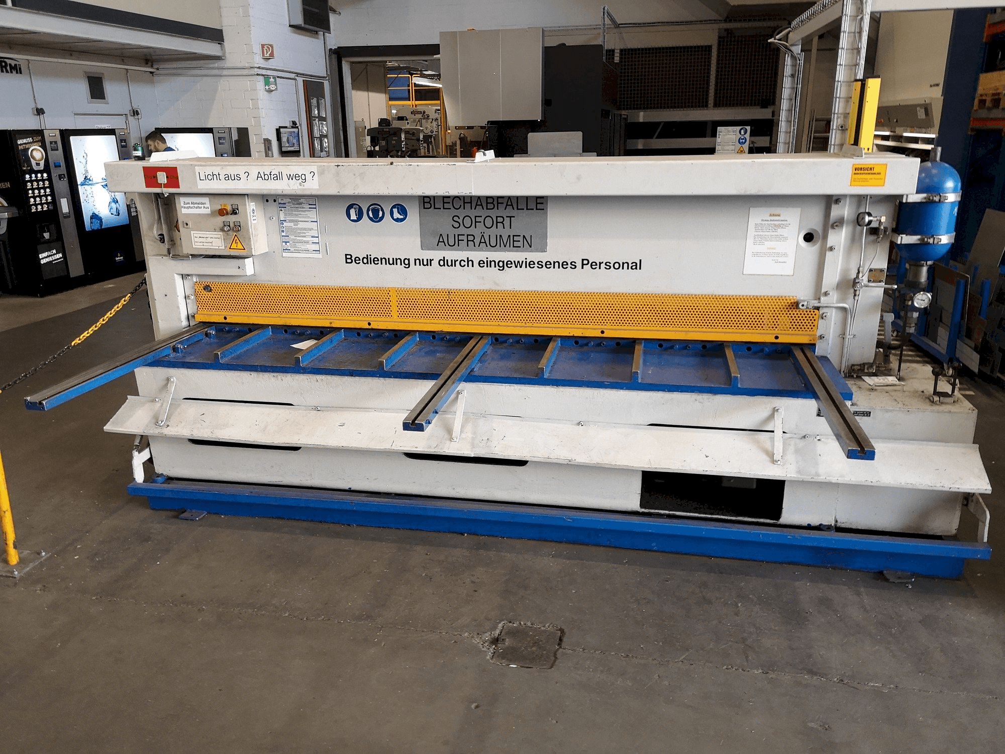 A PASKOWSKY TSH 10 MM gép elölnézete