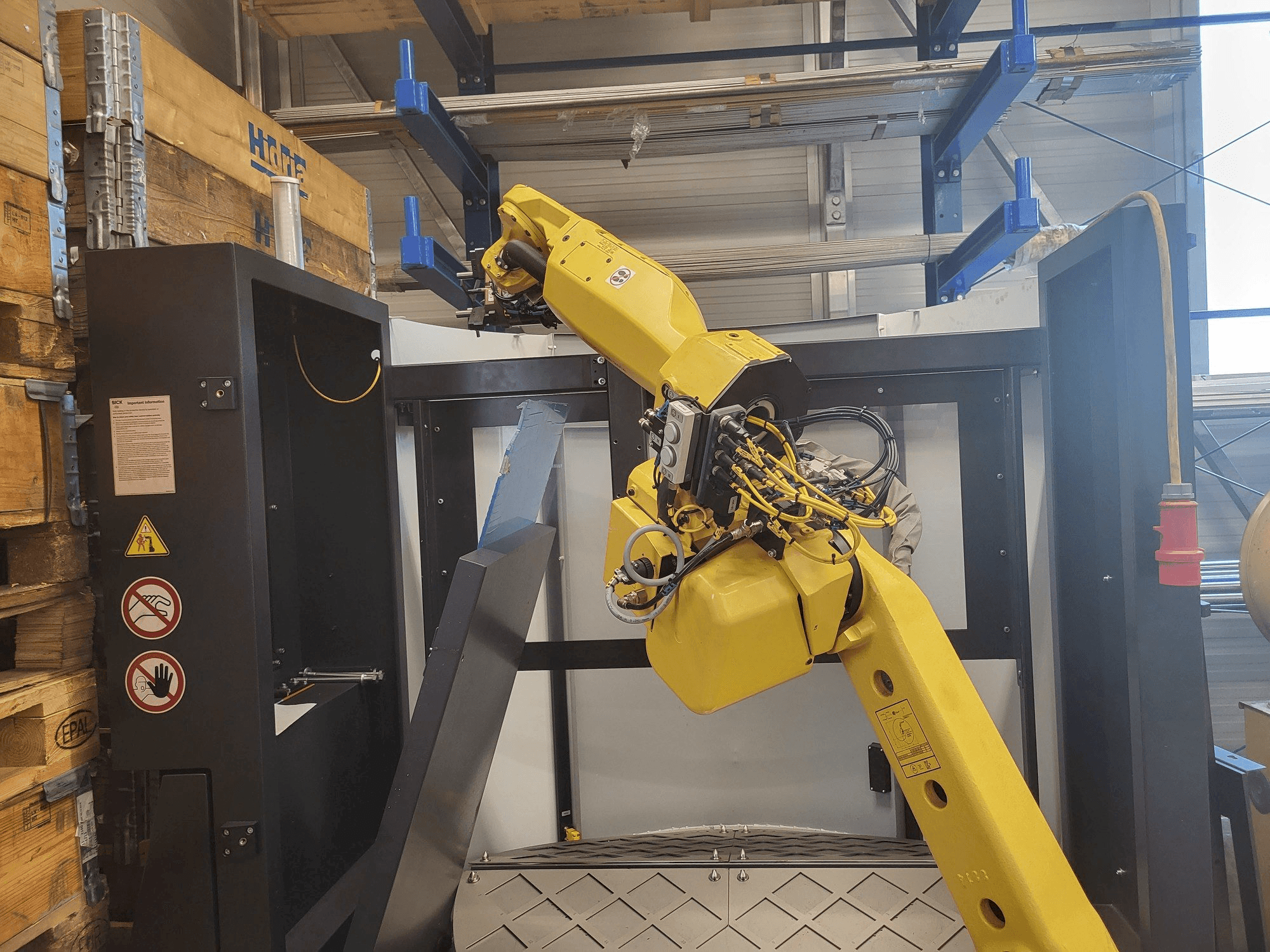 A HALTER Load Assistant U-20 gép elölnézete