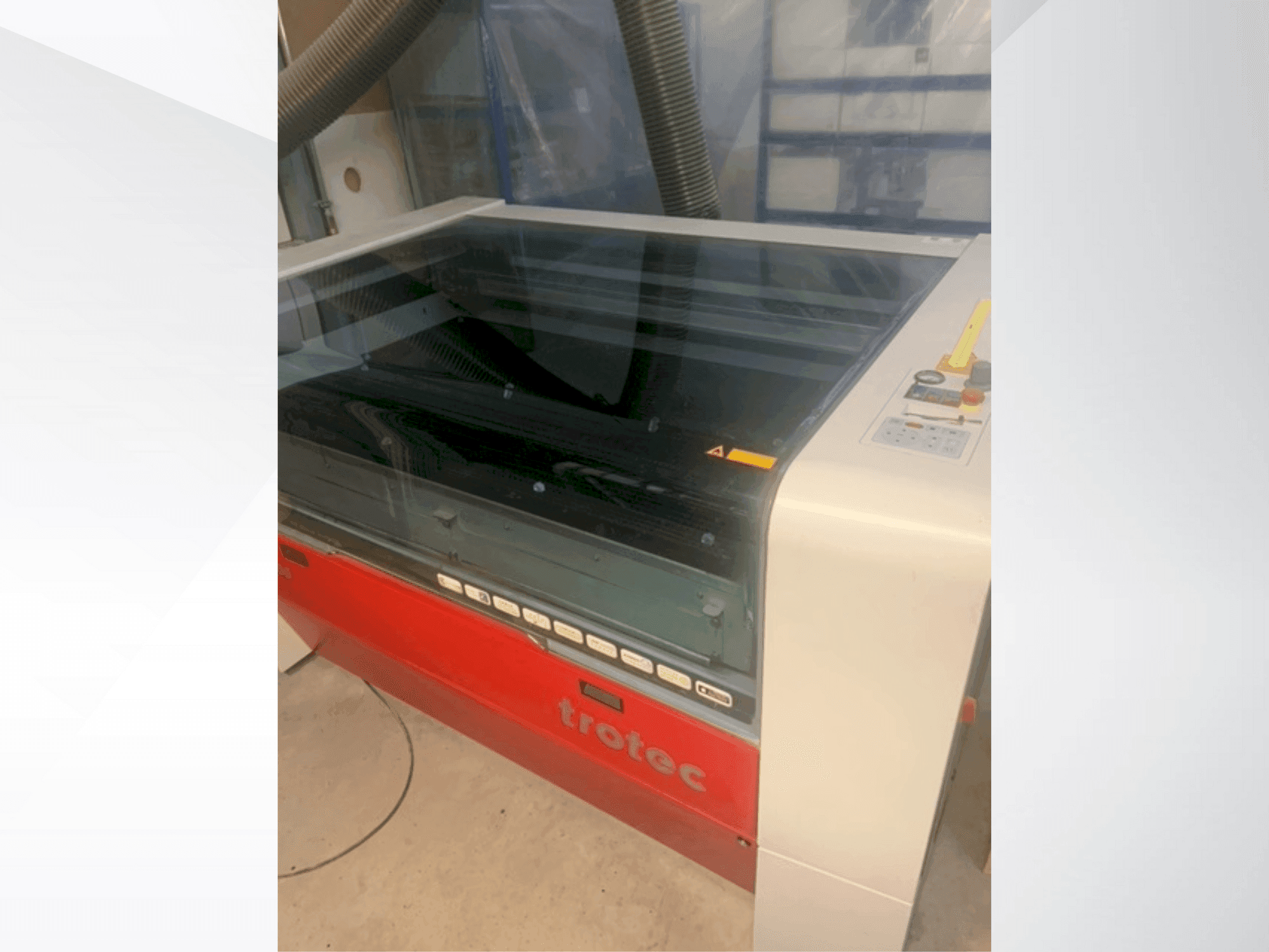 A Trotec SP500 gép elölnézete