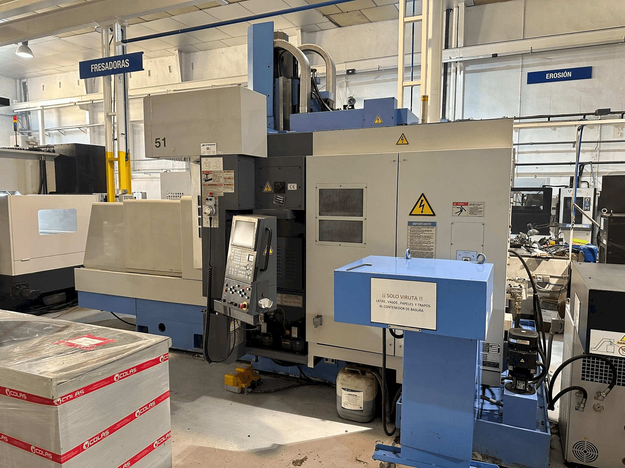 A Mazak FJV-35/60 gép elölnézete