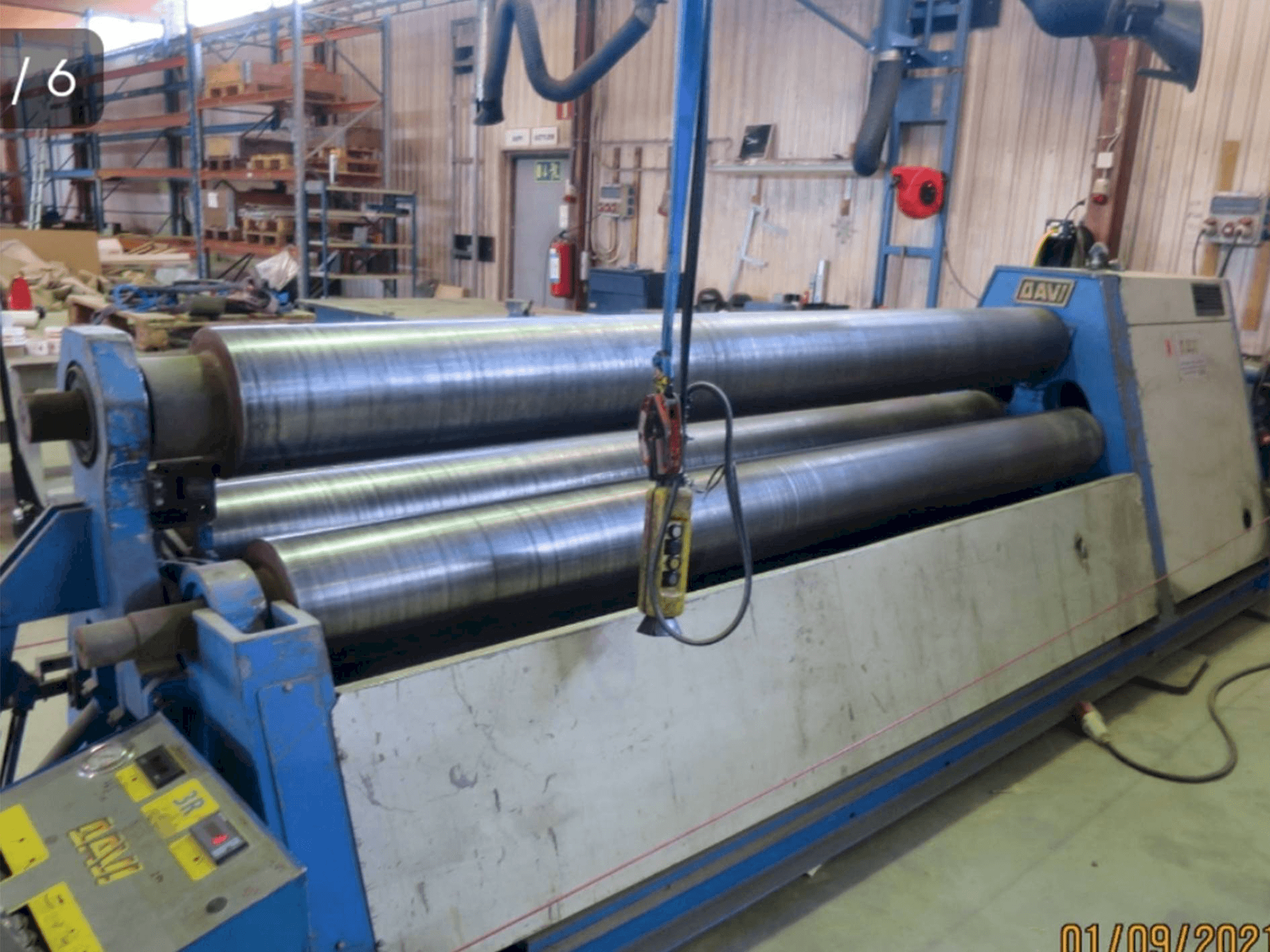 A PROMAU MCO 3028 gép elölnézete