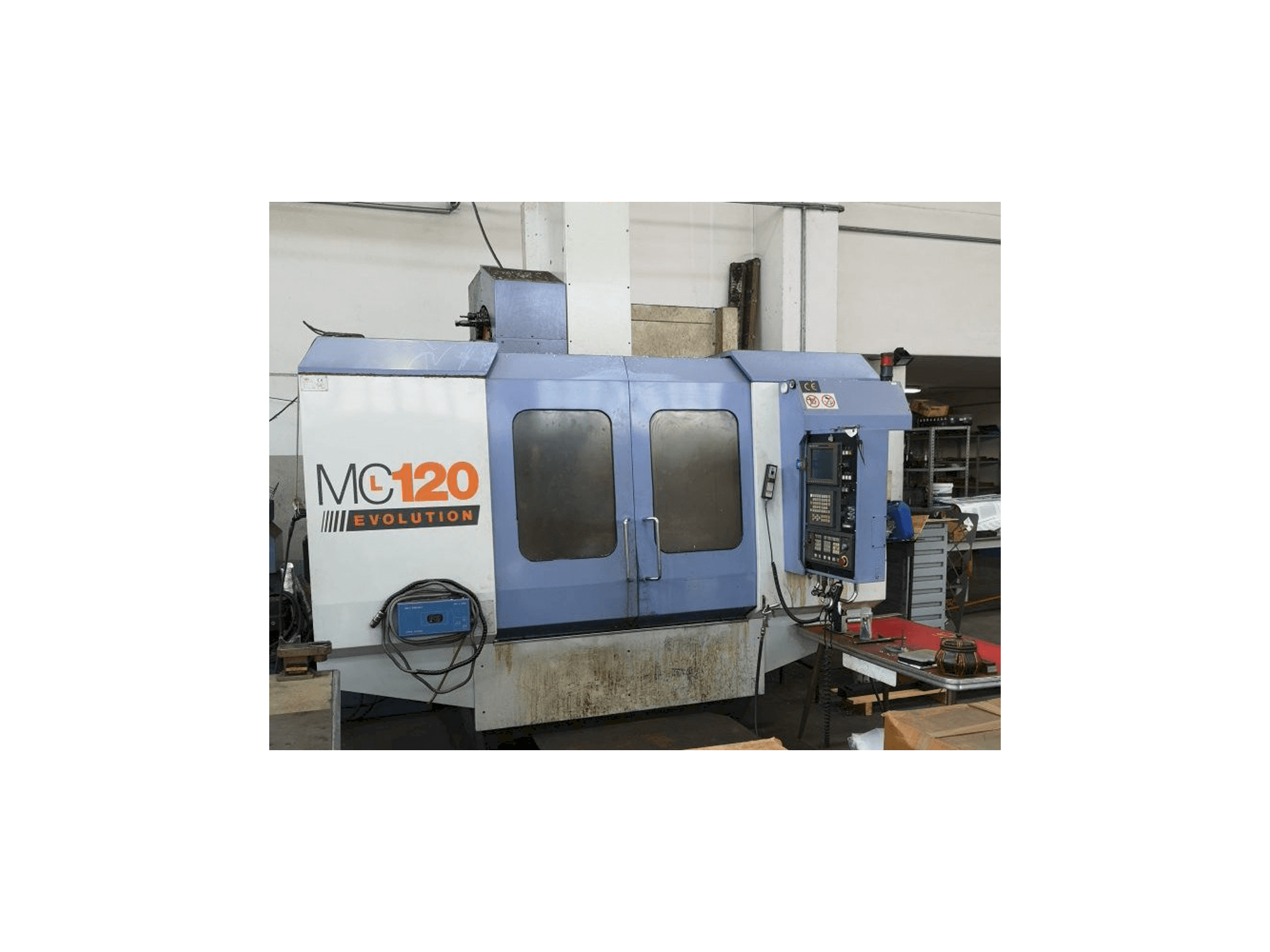 A FAMUP MCL 120 AND gép elölnézete