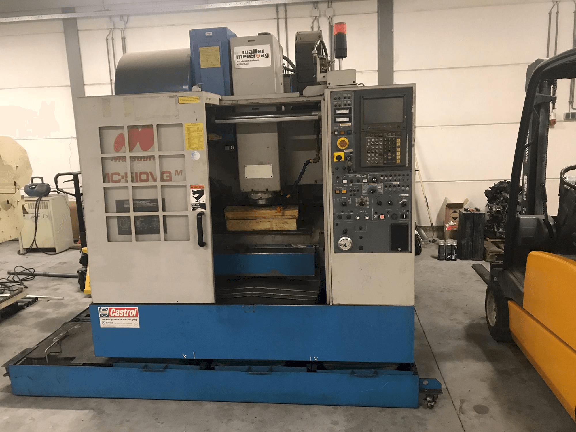 A Matsuura MC 510 VG M gép elölnézete