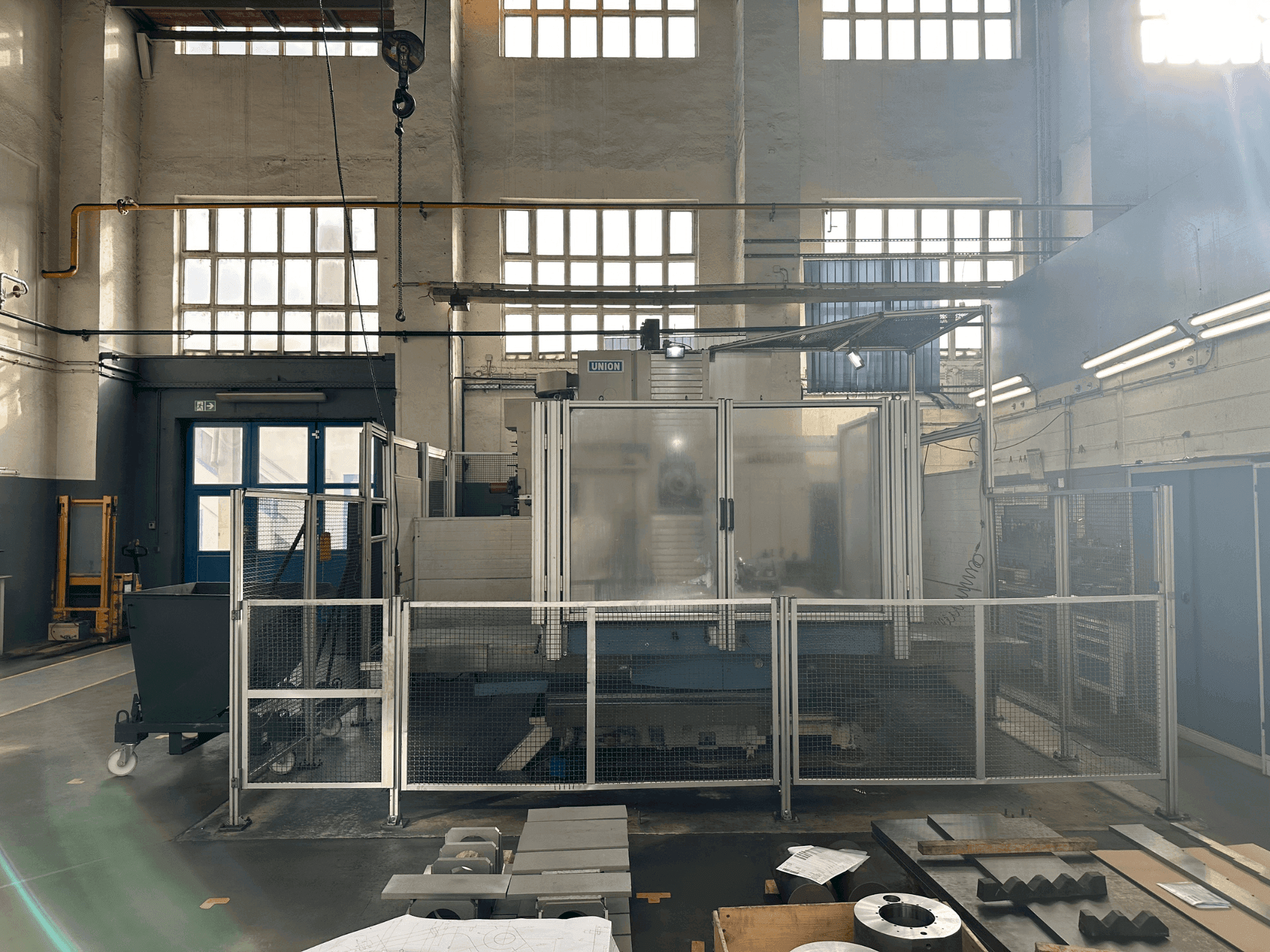 A Union TC 110 gép elölnézete