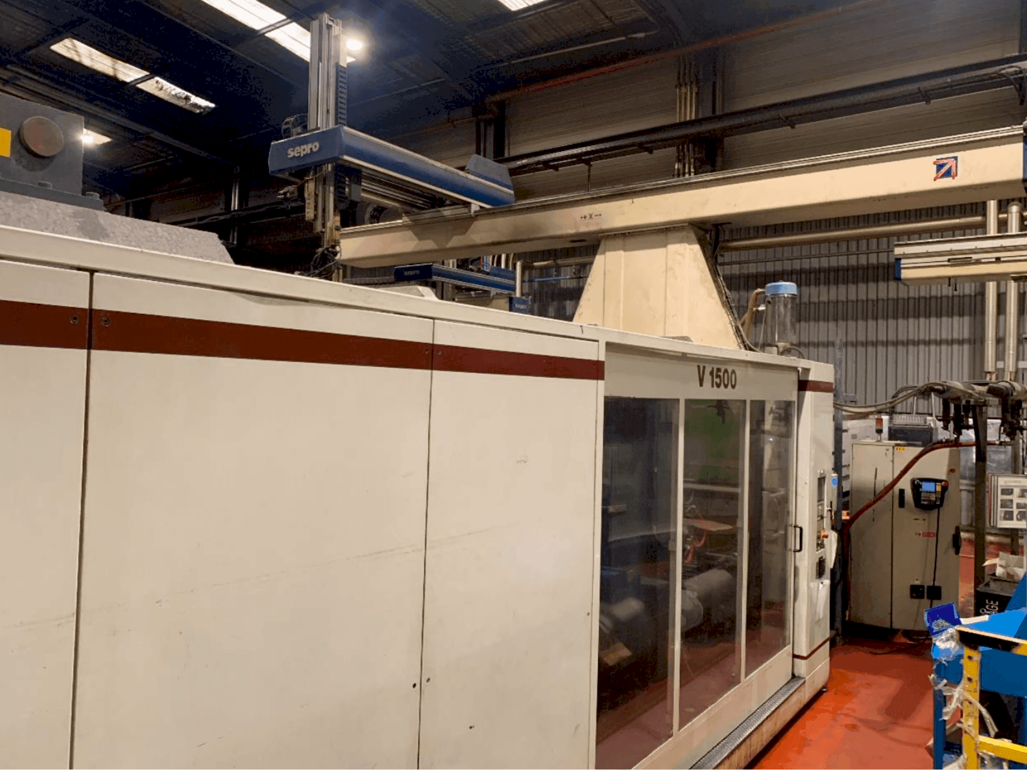 A Negri Bossi 15000 H - 15200 gép elölnézete