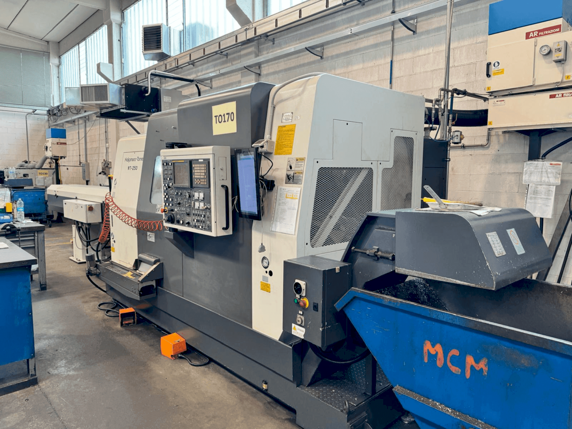 A NAKAMURA WT 250 gép elölnézete