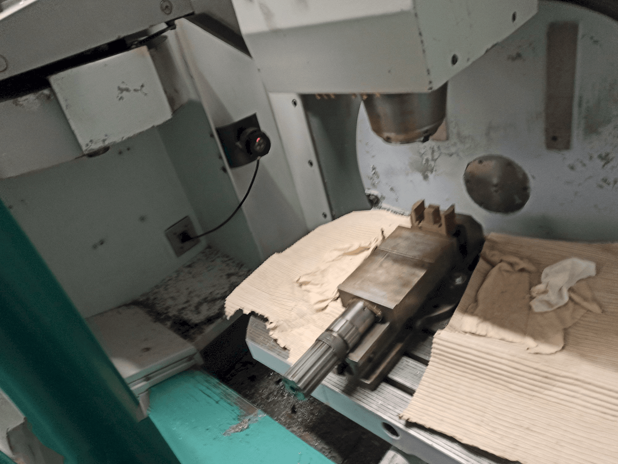 A DECKEL MAHO DMU 50 T gép munkatere