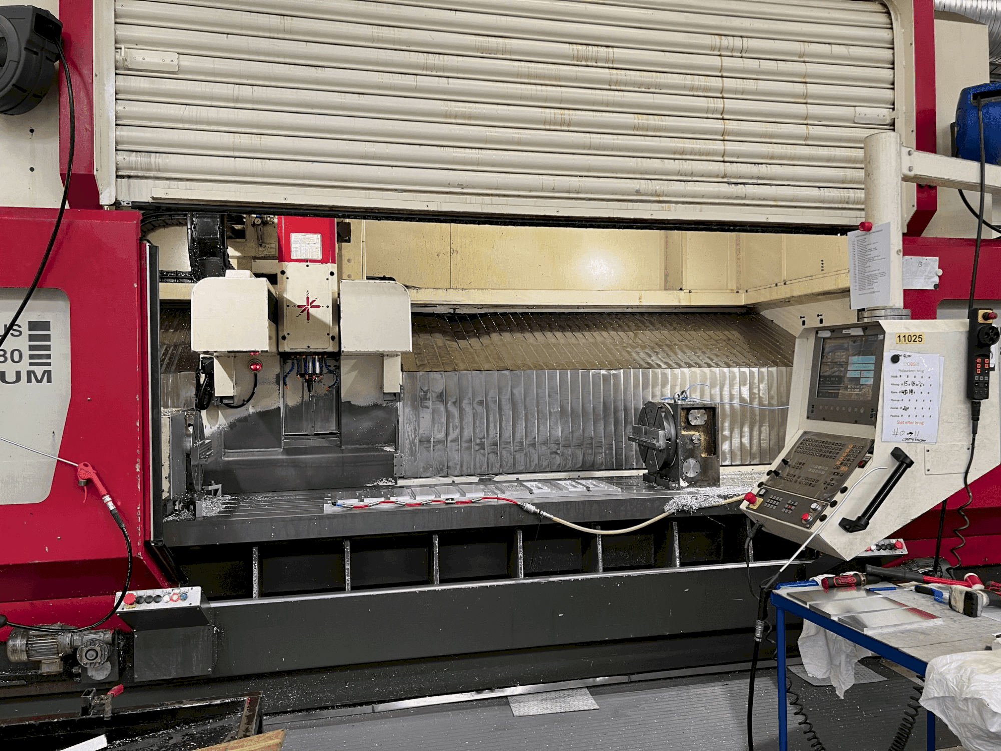 A HEDELIUS CB80M-3200 gép elölnézete