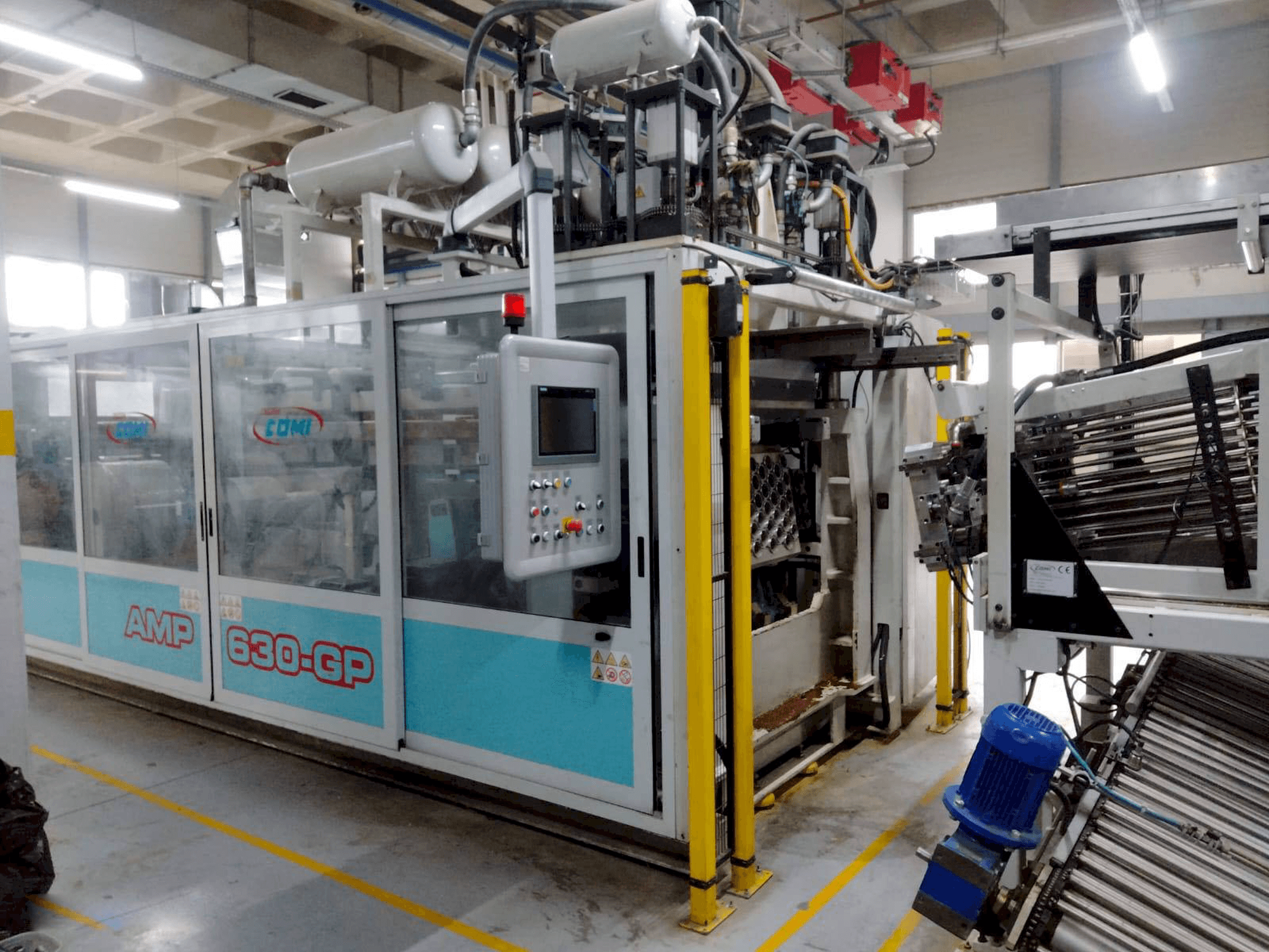 A AMUT COMI AMP 630 GP/FL gép elölnézete