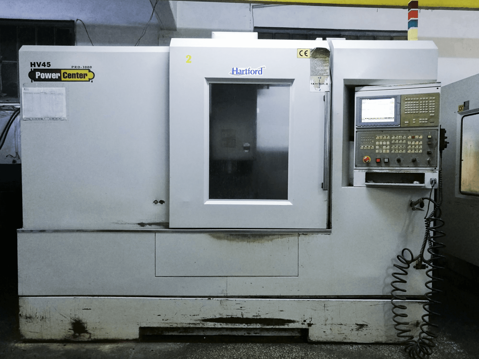 A Hartford PRO1000A gép részlete