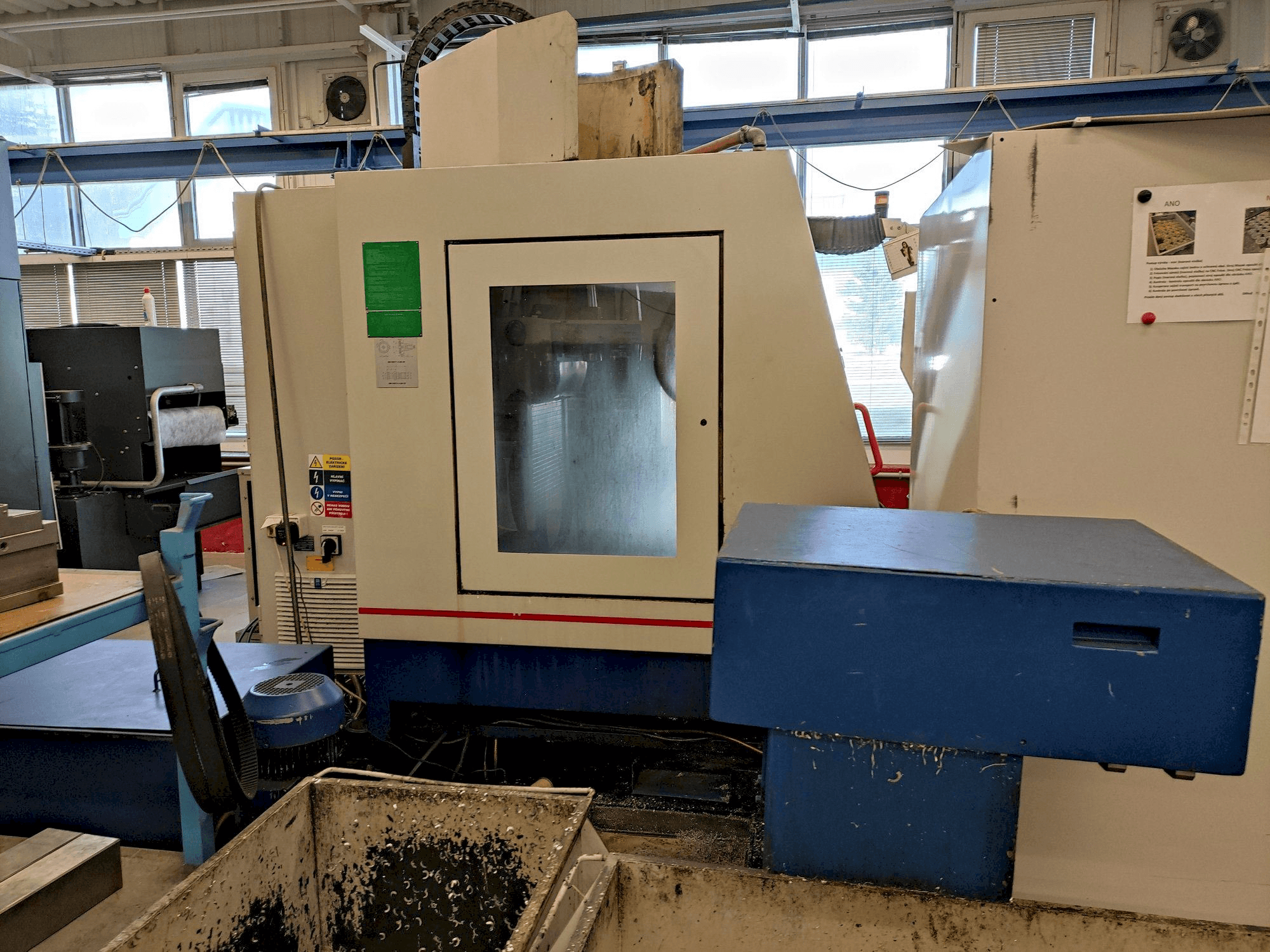 A ZPS MCFV 1260 NT gép elölnézete