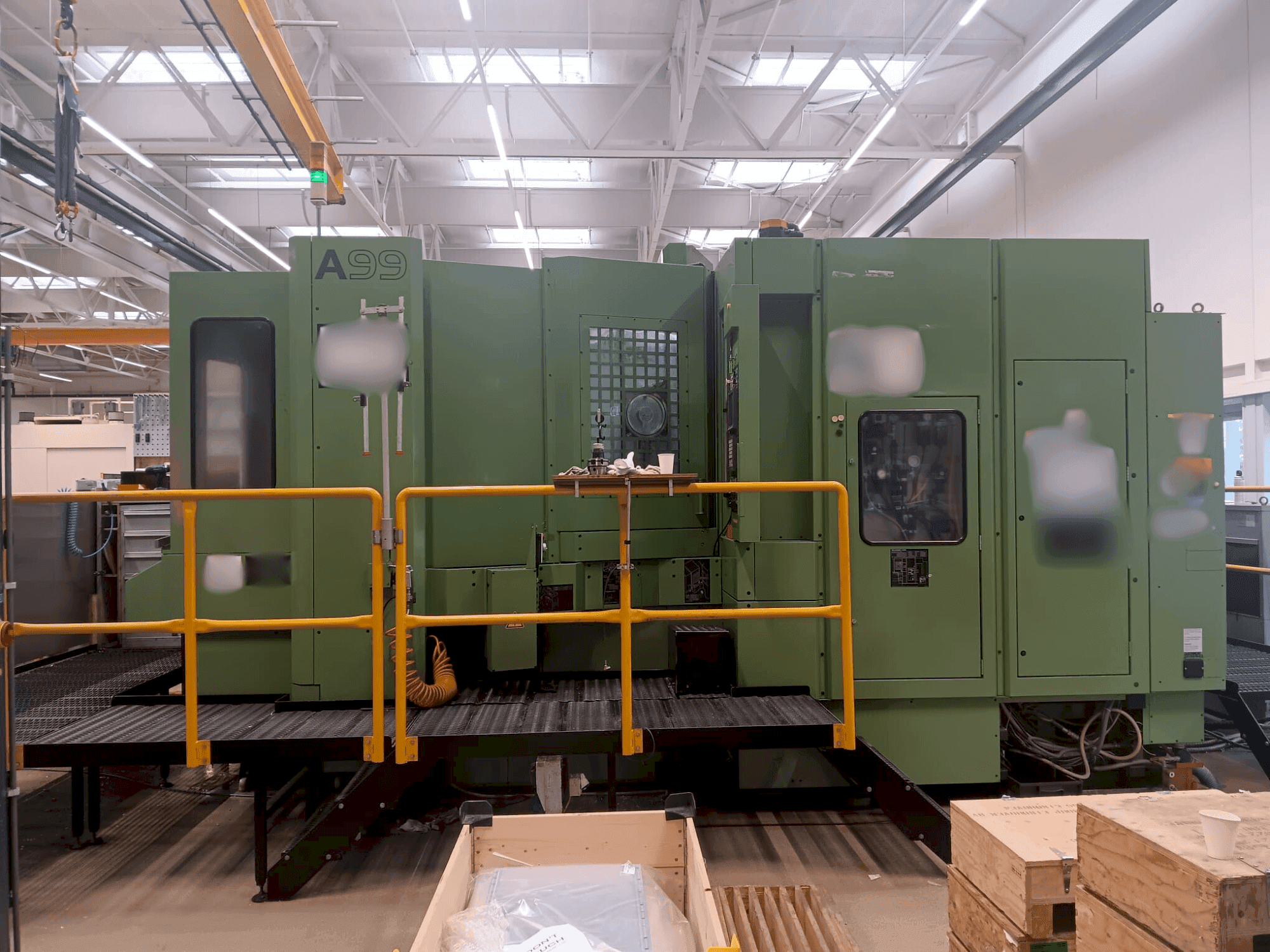 A Makino A99-A188 gép elölnézete