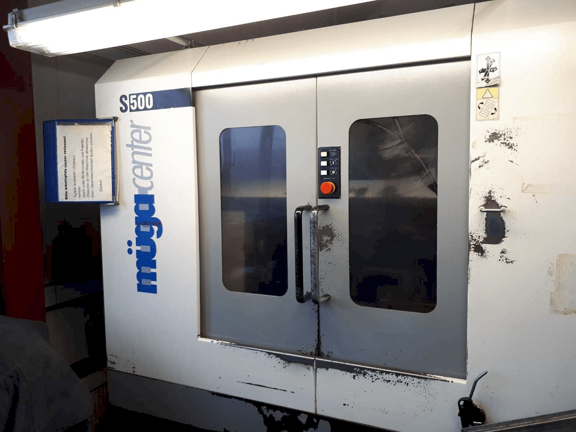 A Muga S500 gép elölnézete